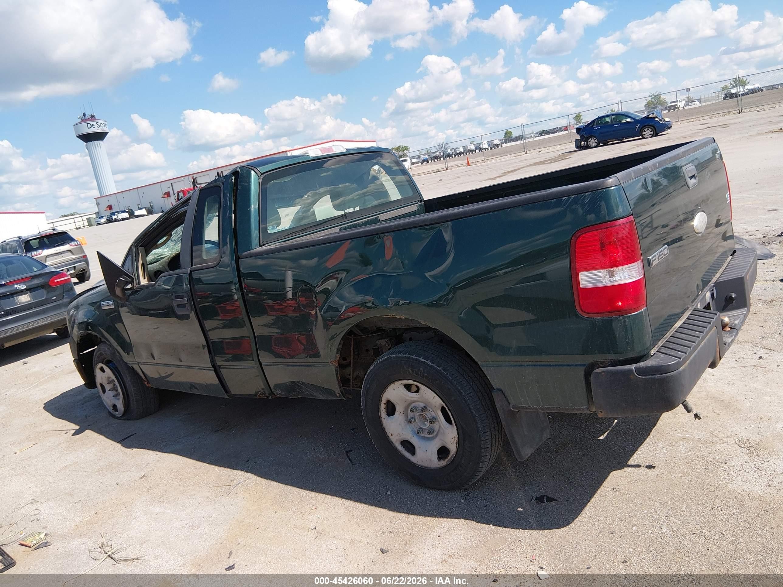 2008 Ford F-150 Stx/xl/xlt Green vin: 1FTRF12258KC57262