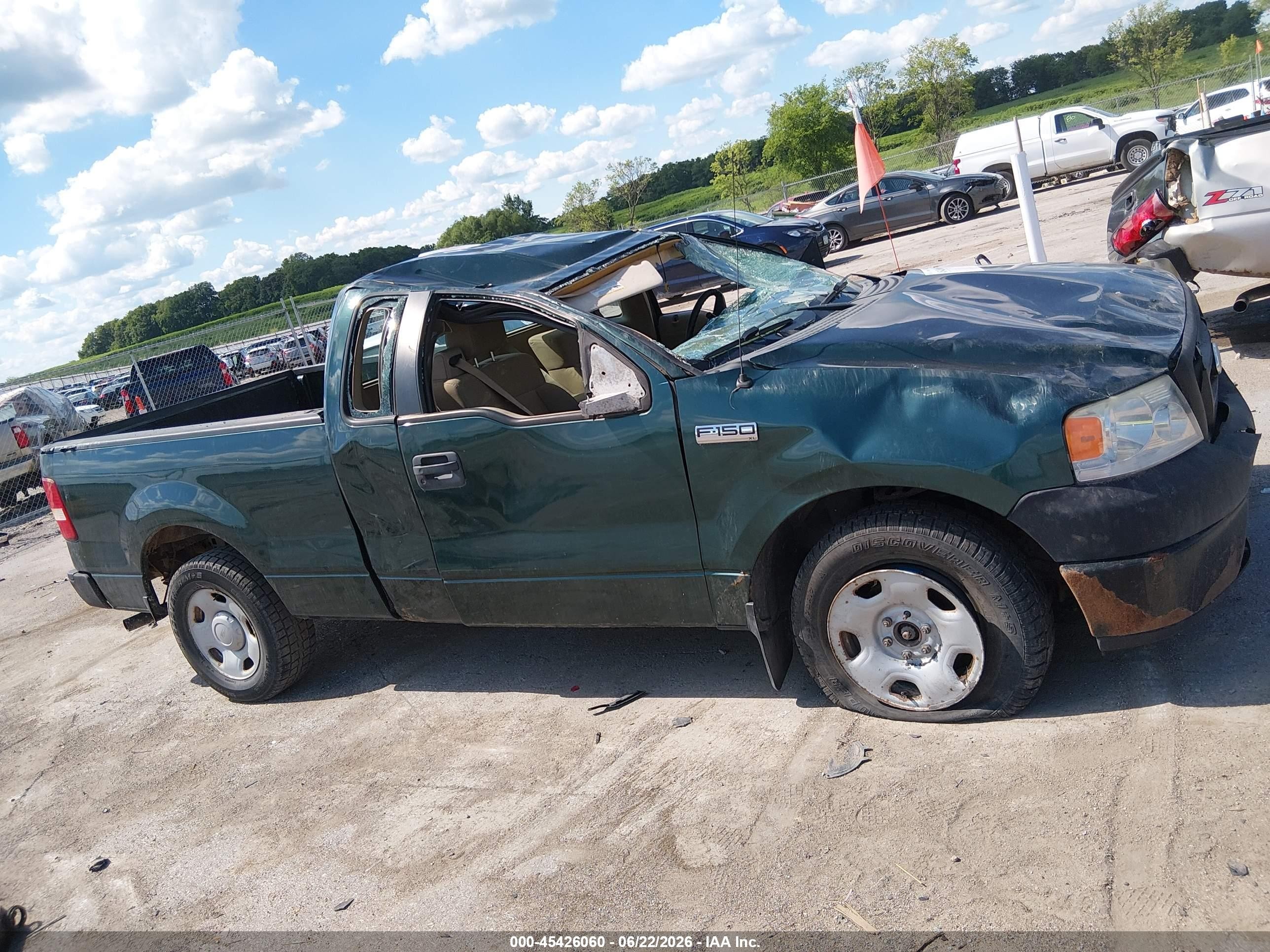 2008 Ford F-150 Stx/xl/xlt Green vin: 1FTRF12258KC57262