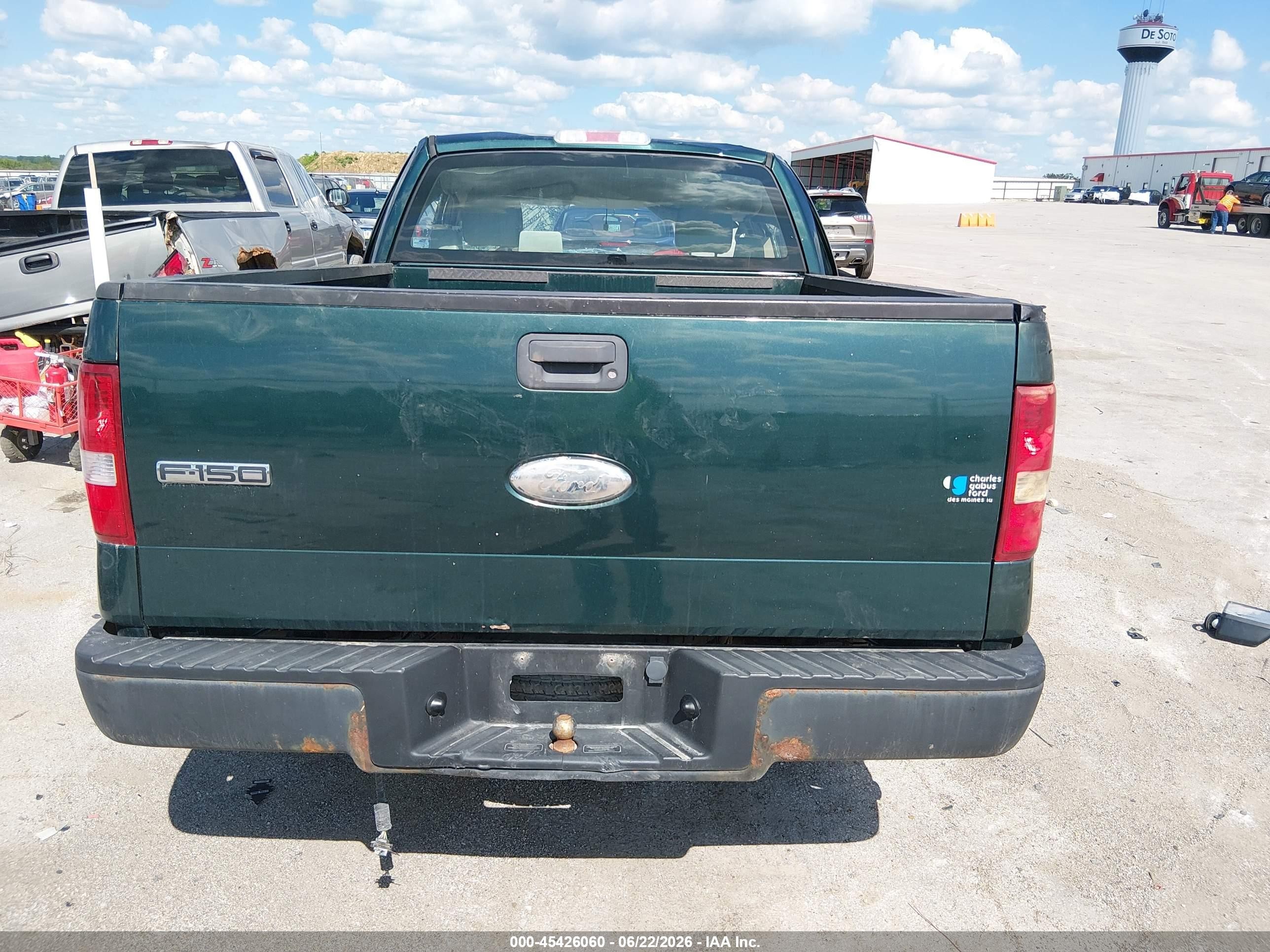 2008 Ford F-150 Stx/xl/xlt Green vin: 1FTRF12258KC57262