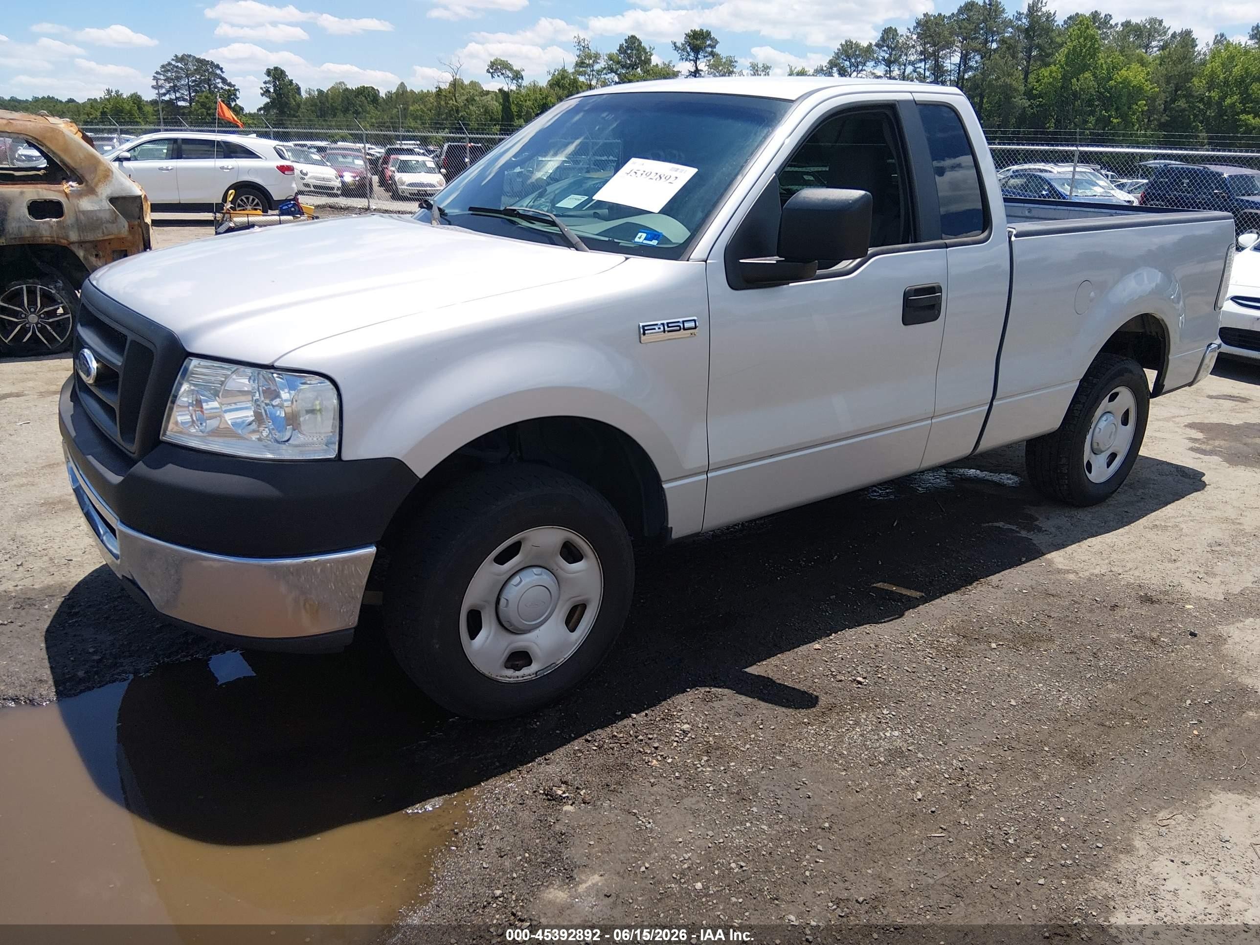 2008 Ford F-150 Stx/xl/xlt Silver vin: 1FTRF12258KC75843