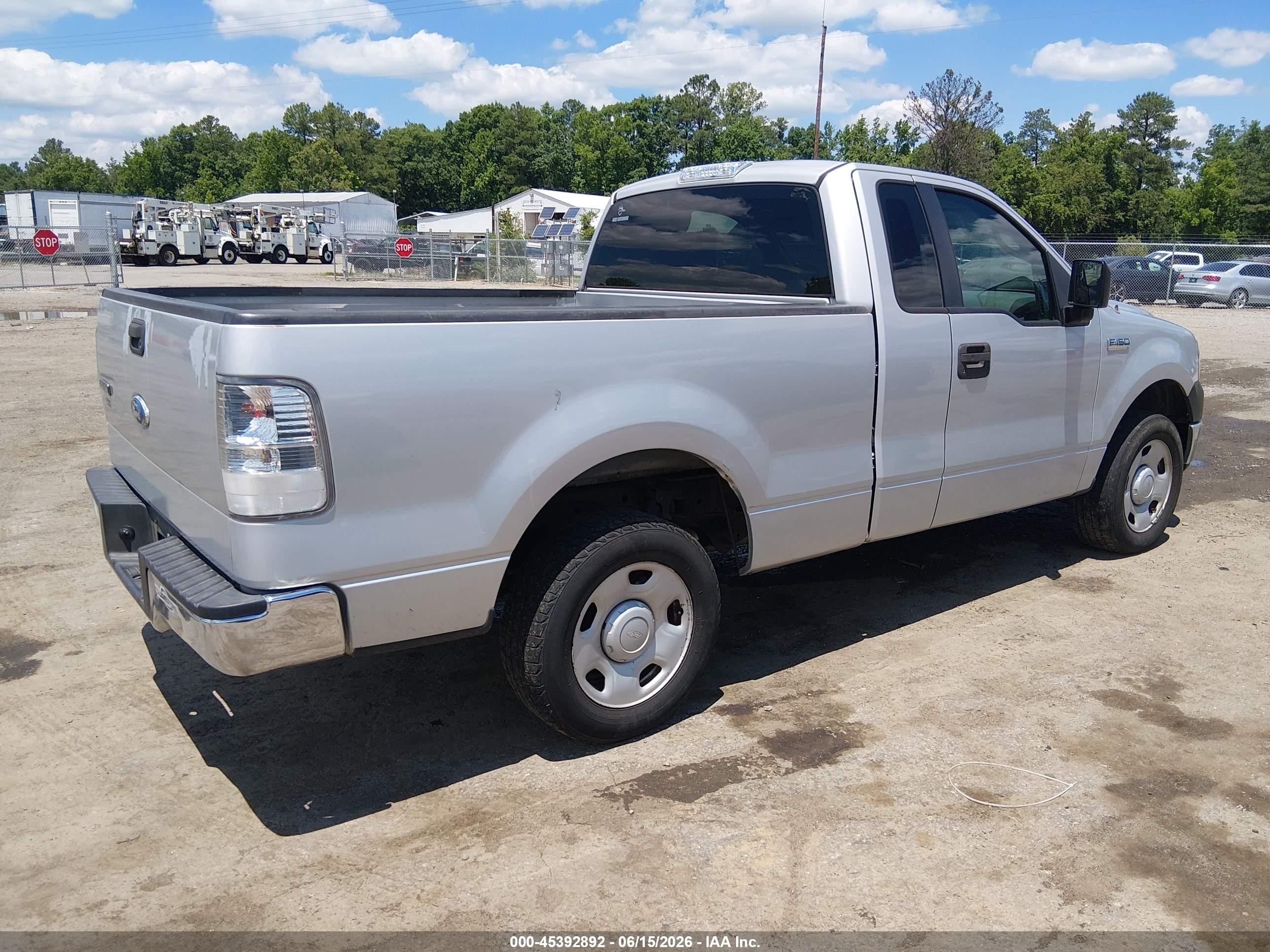 2008 Ford F-150 Stx/xl/xlt Silver vin: 1FTRF12258KC75843