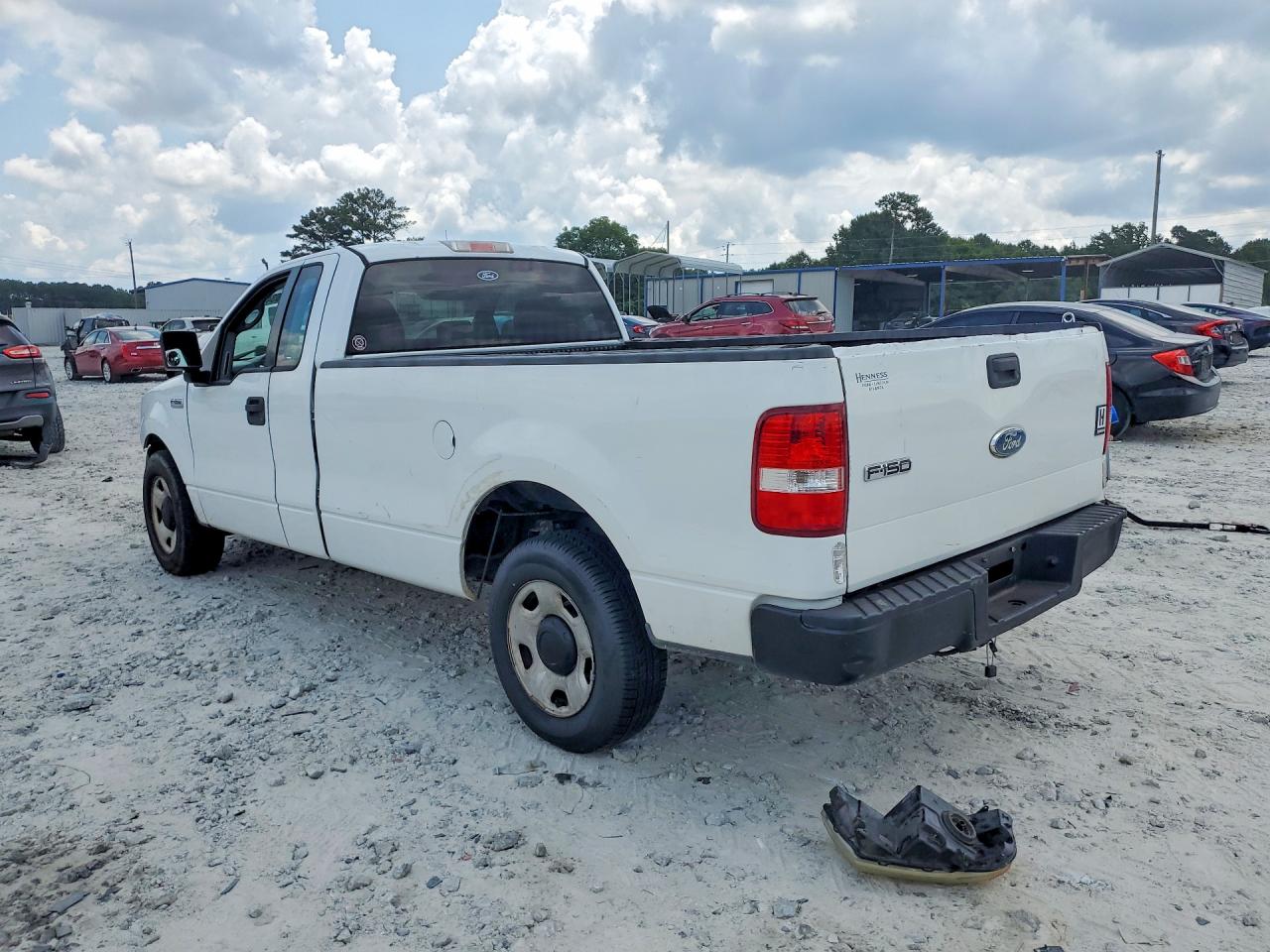 2008 Ford F150 White vin: 1FTRF12258KD16262
