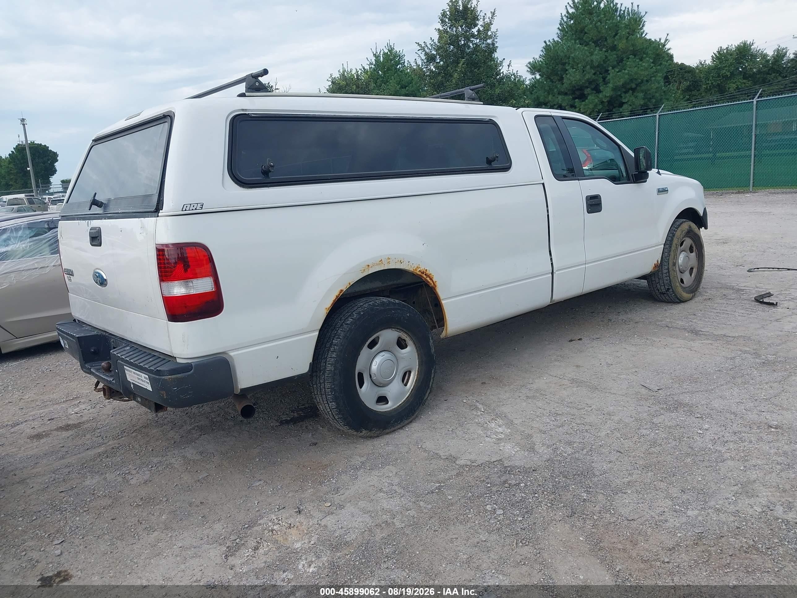 2008 Ford F-150 Stx/xl/xlt White vin: 1FTRF12258KD80964