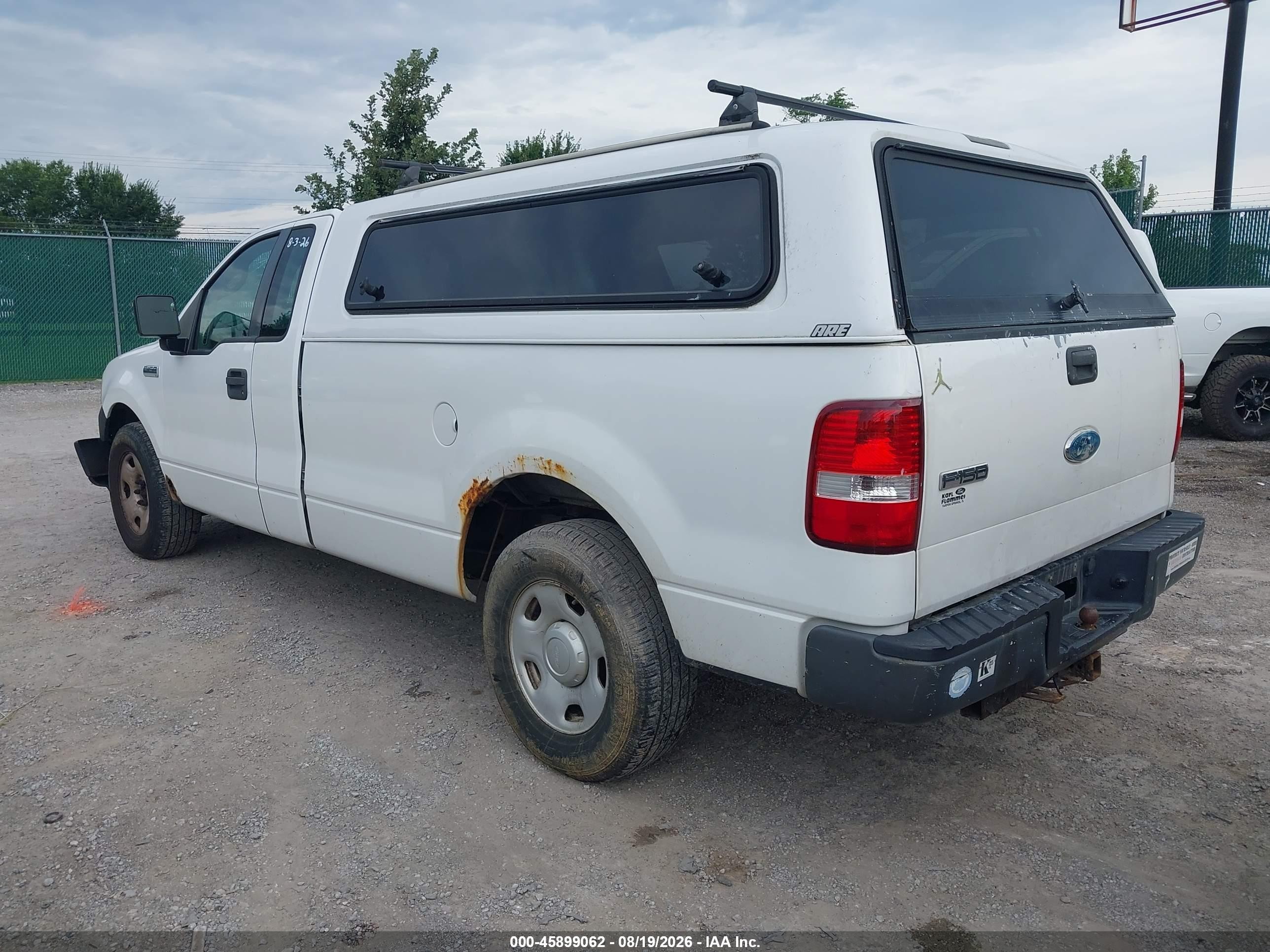 2008 Ford F-150 Stx/xl/xlt White vin: 1FTRF12258KD80964