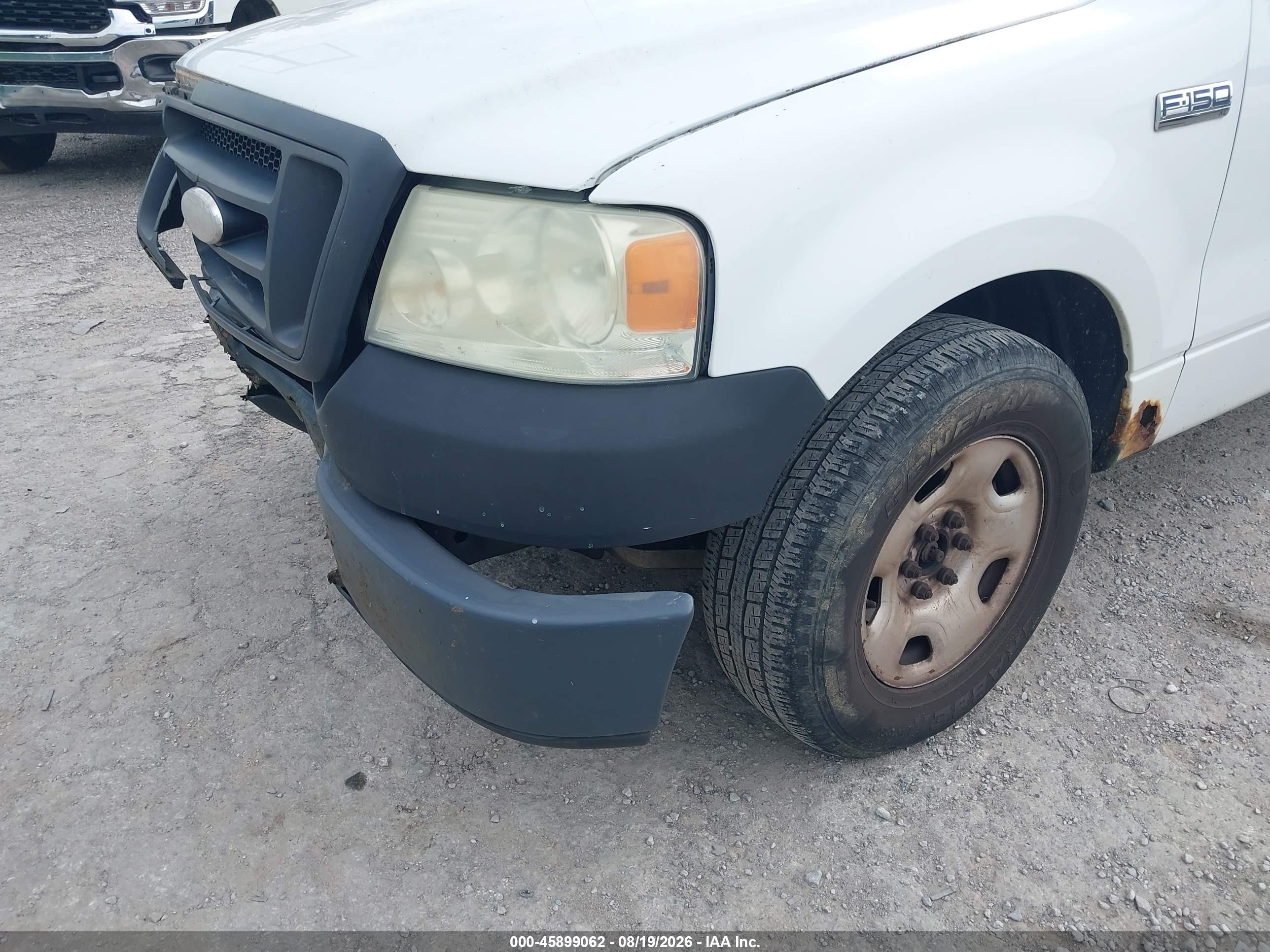 2008 Ford F-150 Stx/xl/xlt White vin: 1FTRF12258KD80964