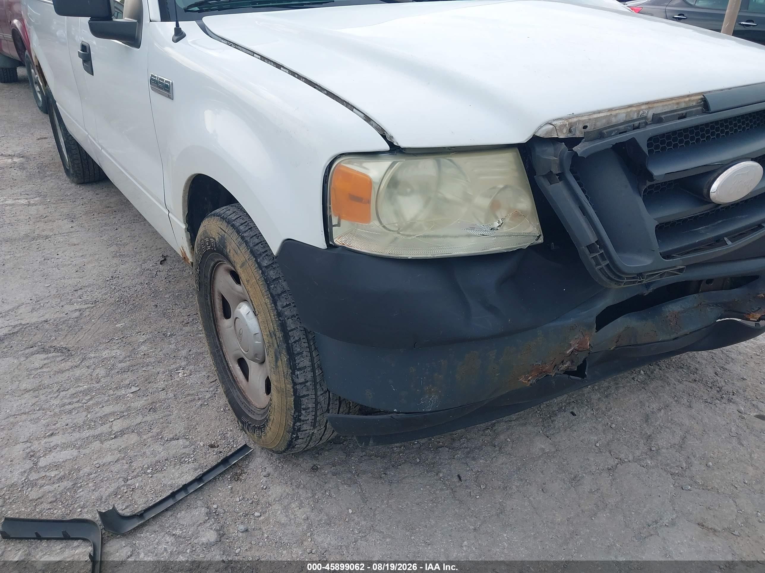 2008 Ford F-150 Stx/xl/xlt White vin: 1FTRF12258KD80964