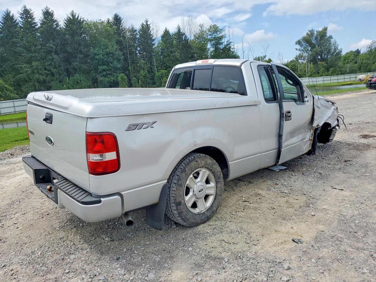 2005 Ford F150 Silver vin: 1FTRF12265NA63463