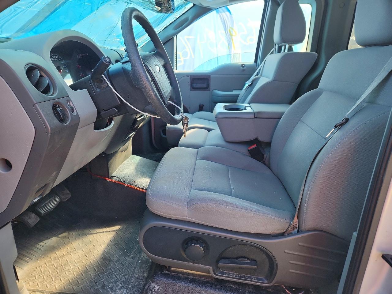 2005 Ford F150 Silver vin: 1FTRF12265NA63463