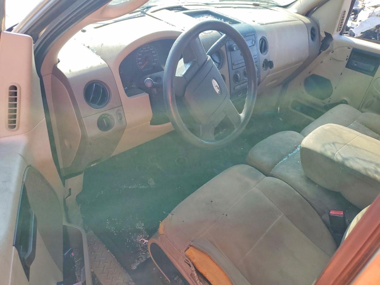 2005 Ford F150 Tan vin: 1FTRF12265NB93064