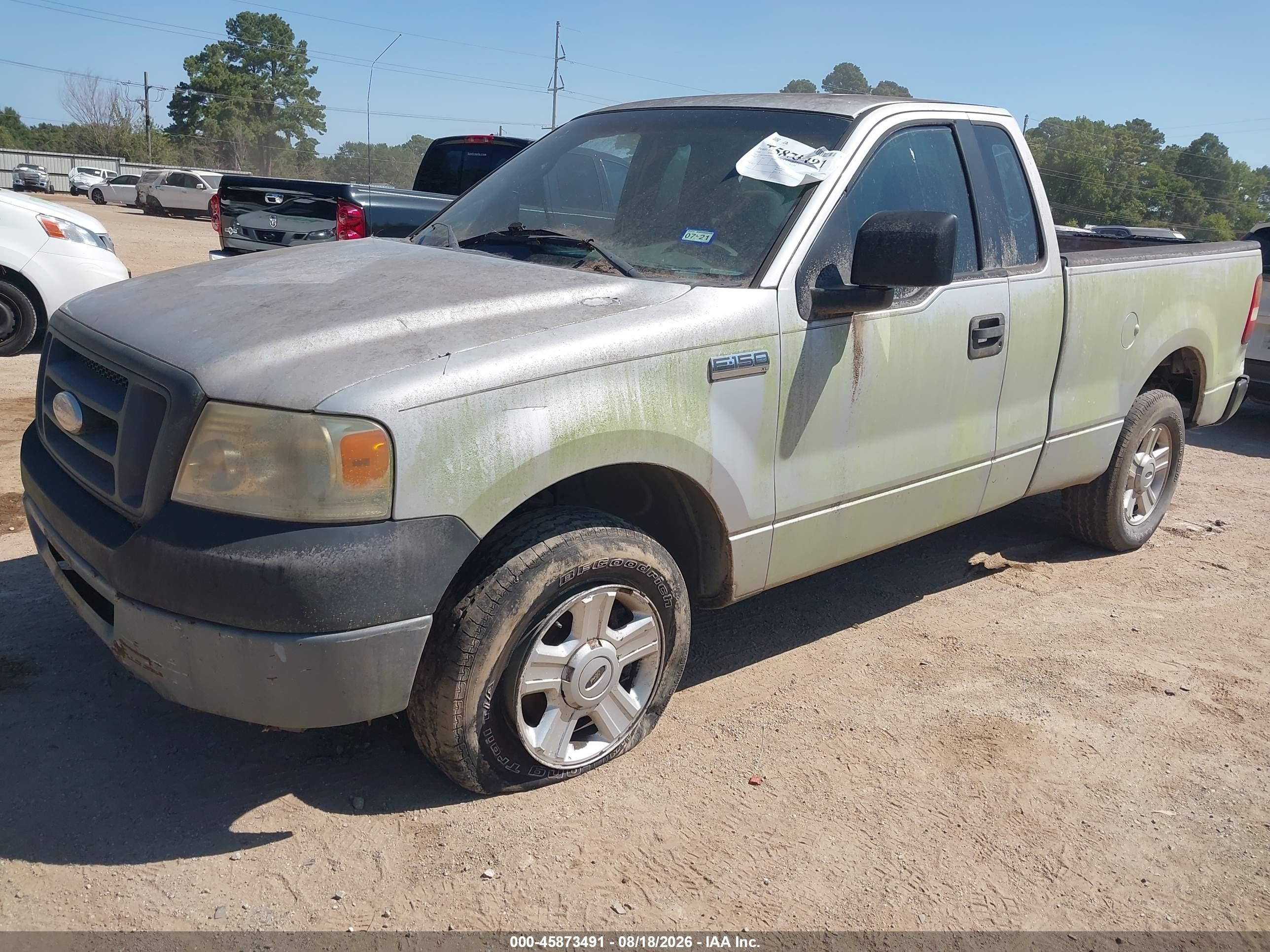 2006 Ford F-150 Stx/xl/xlt Gray vin: 1FTRF12266KD99925
