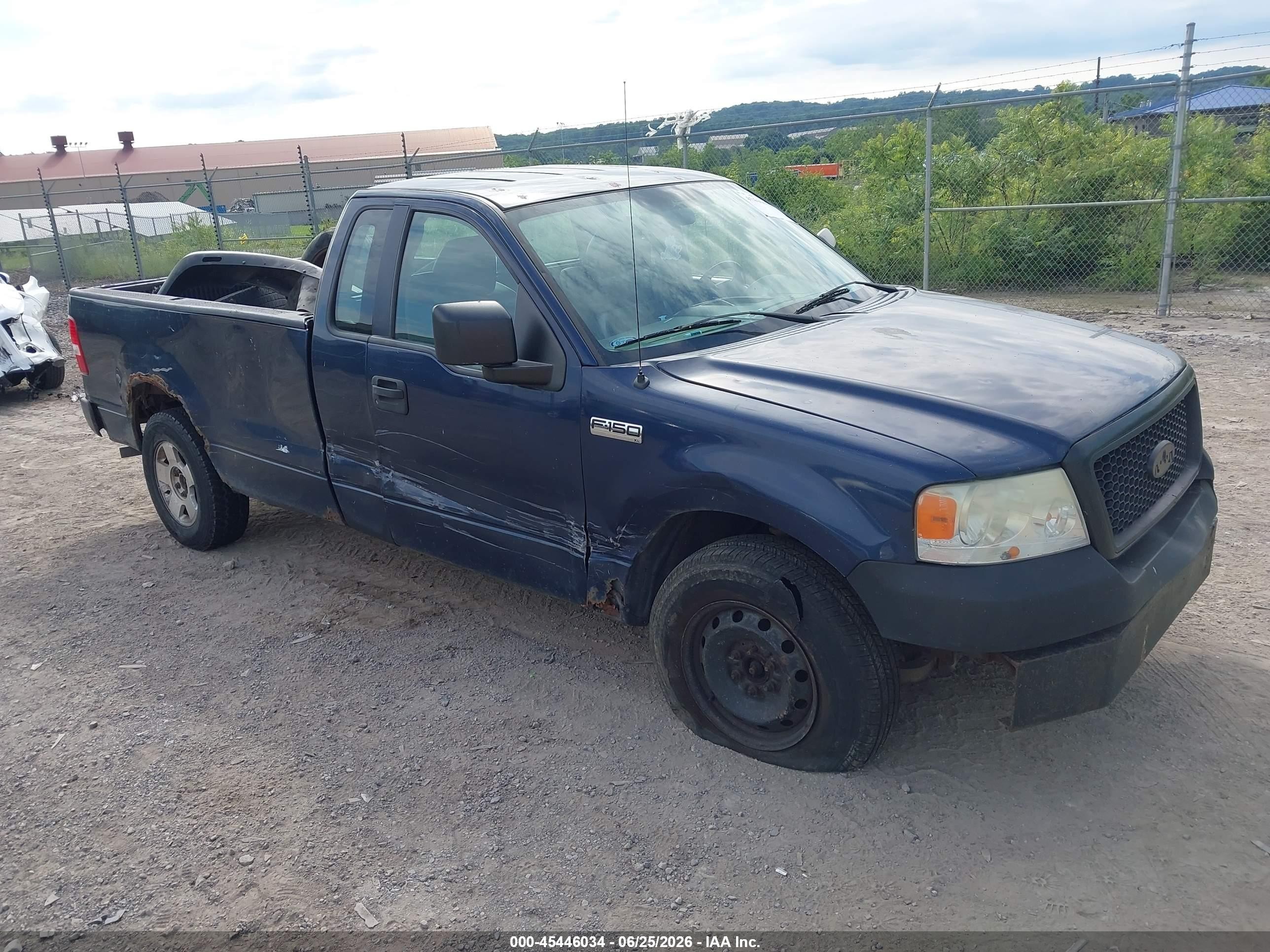 2006 Ford F-150 Stx/xl/xlt Blue vin: 1FTRF12266KE05755