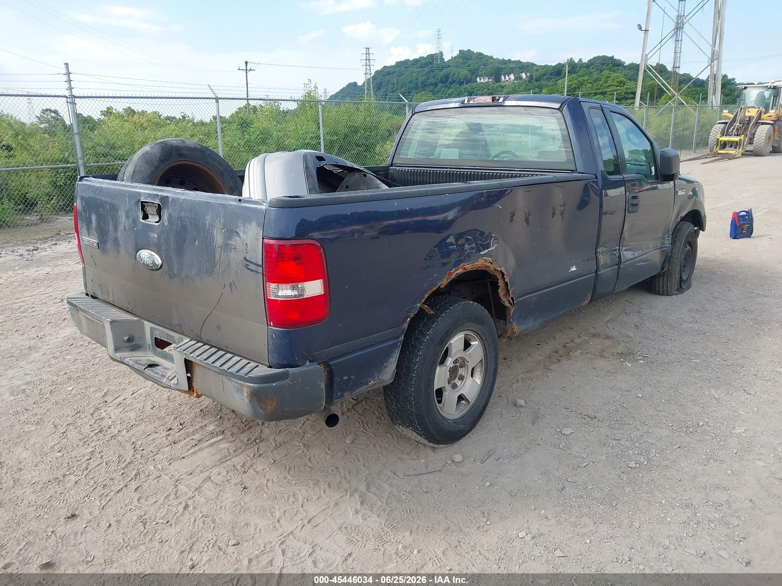 2006 Ford F-150 Stx/xl/xlt Blue vin: 1FTRF12266KE05755