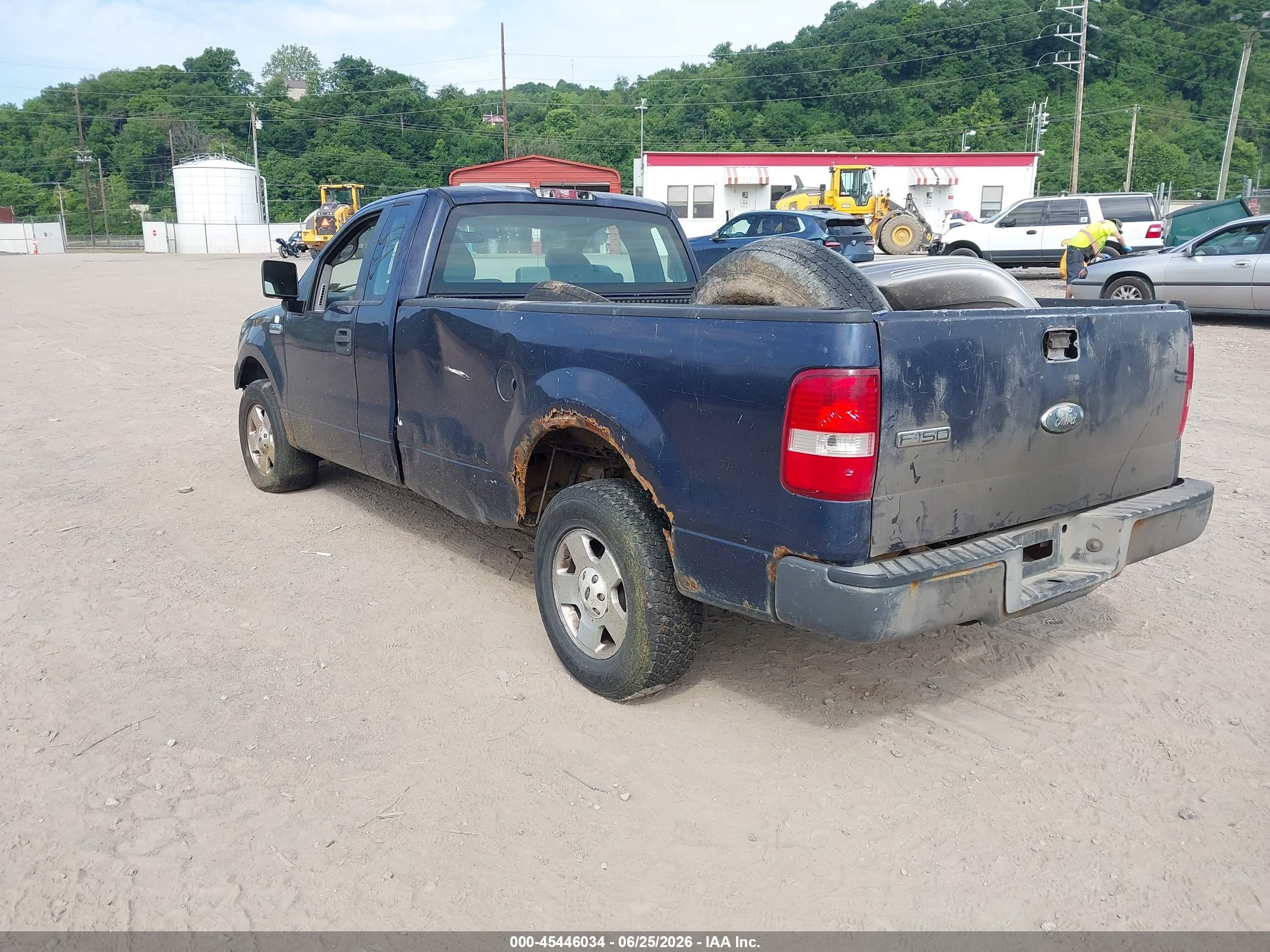 2006 Ford F-150 Stx/xl/xlt Blue vin: 1FTRF12266KE05755