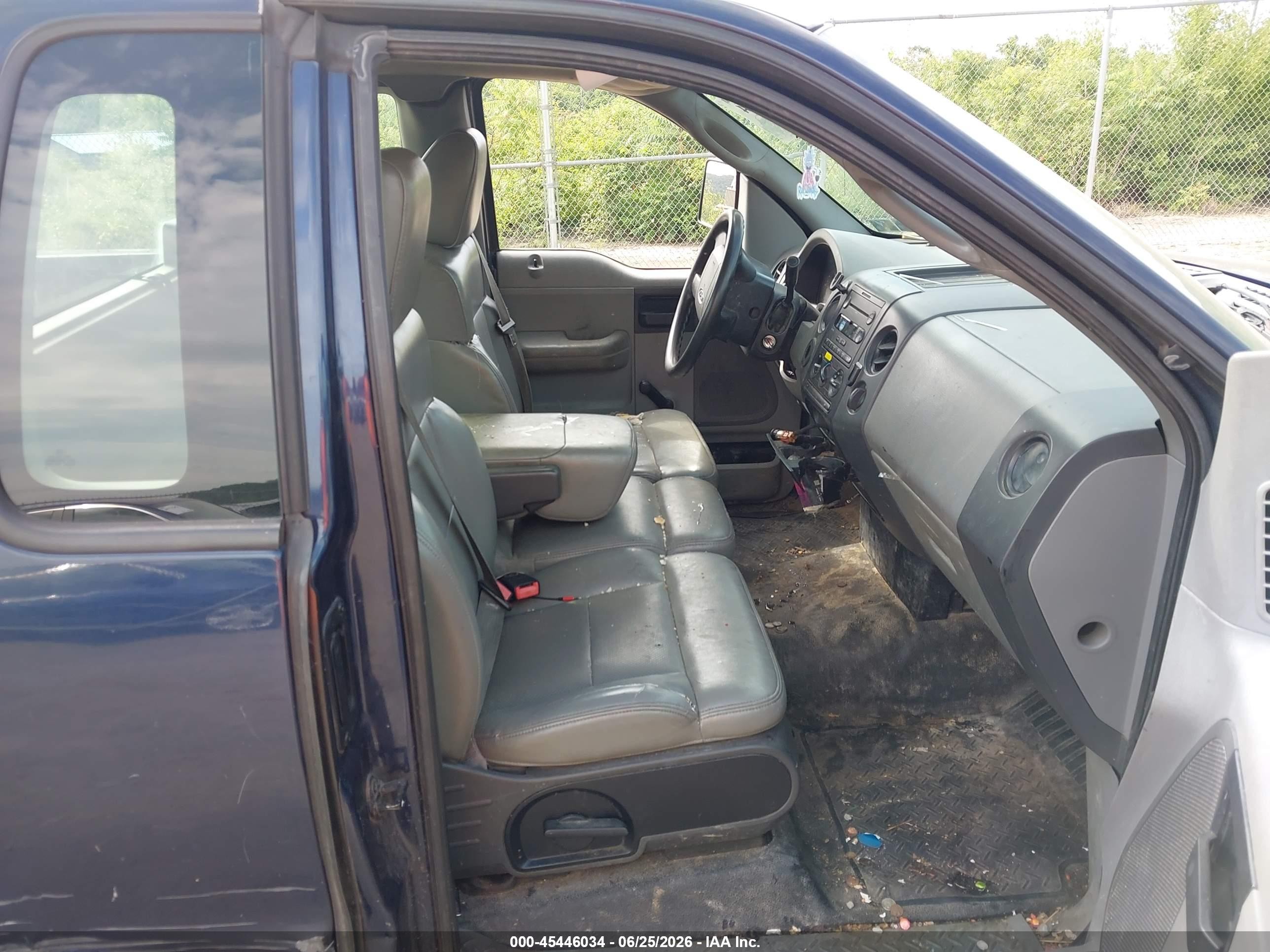 2006 Ford F-150 Stx/xl/xlt Blue vin: 1FTRF12266KE05755