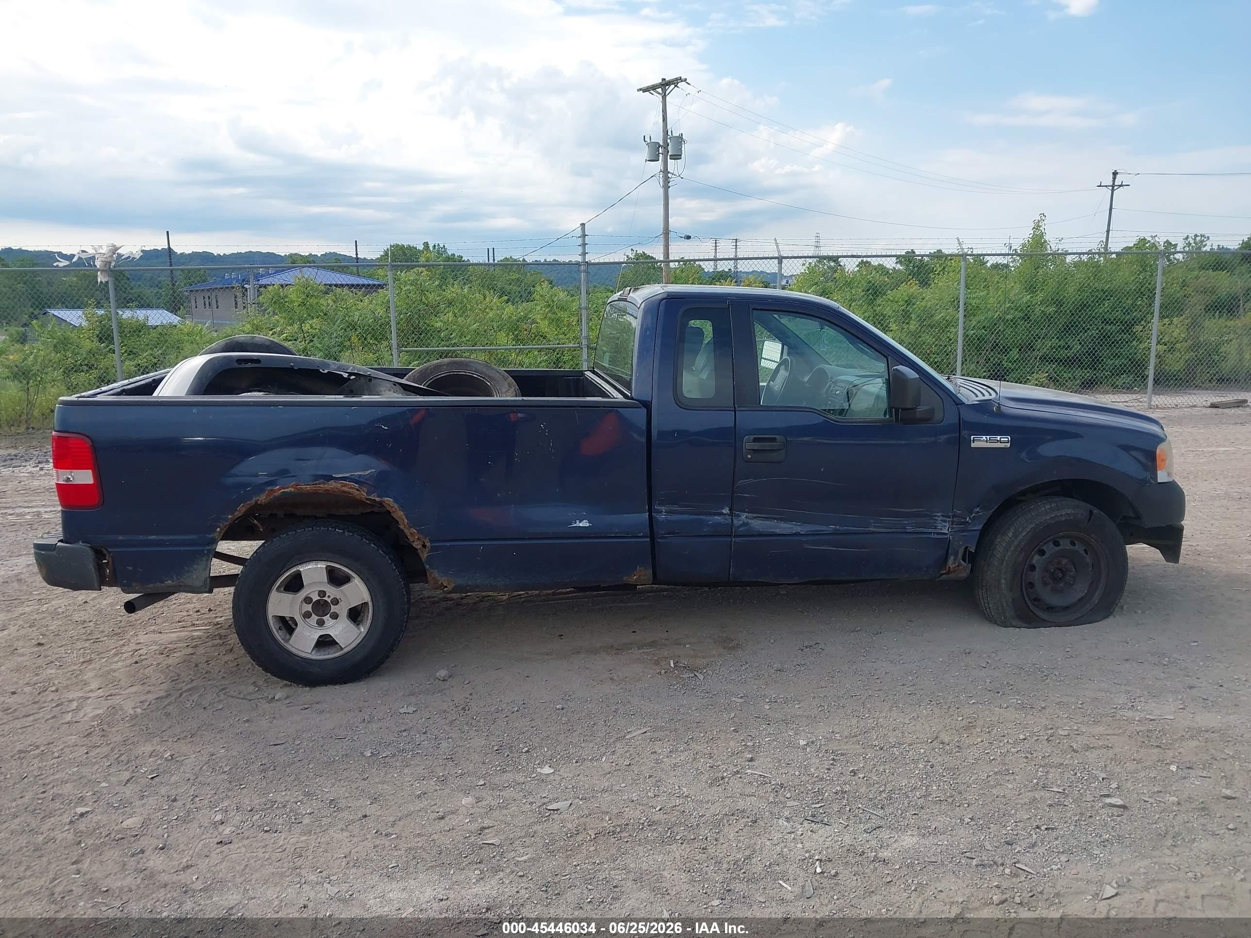 2006 Ford F-150 Stx/xl/xlt Blue vin: 1FTRF12266KE05755