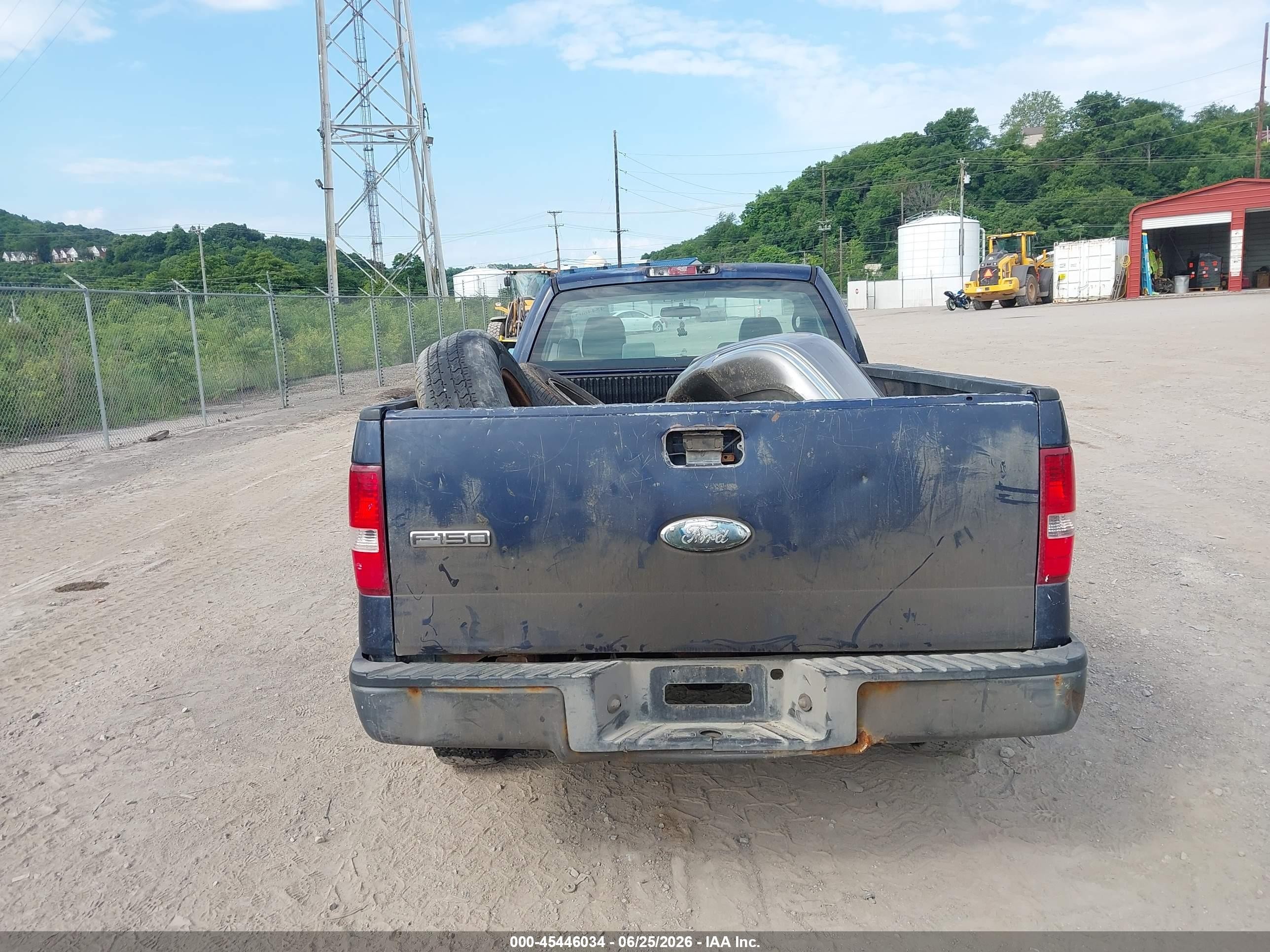 2006 Ford F-150 Stx/xl/xlt Blue vin: 1FTRF12266KE05755