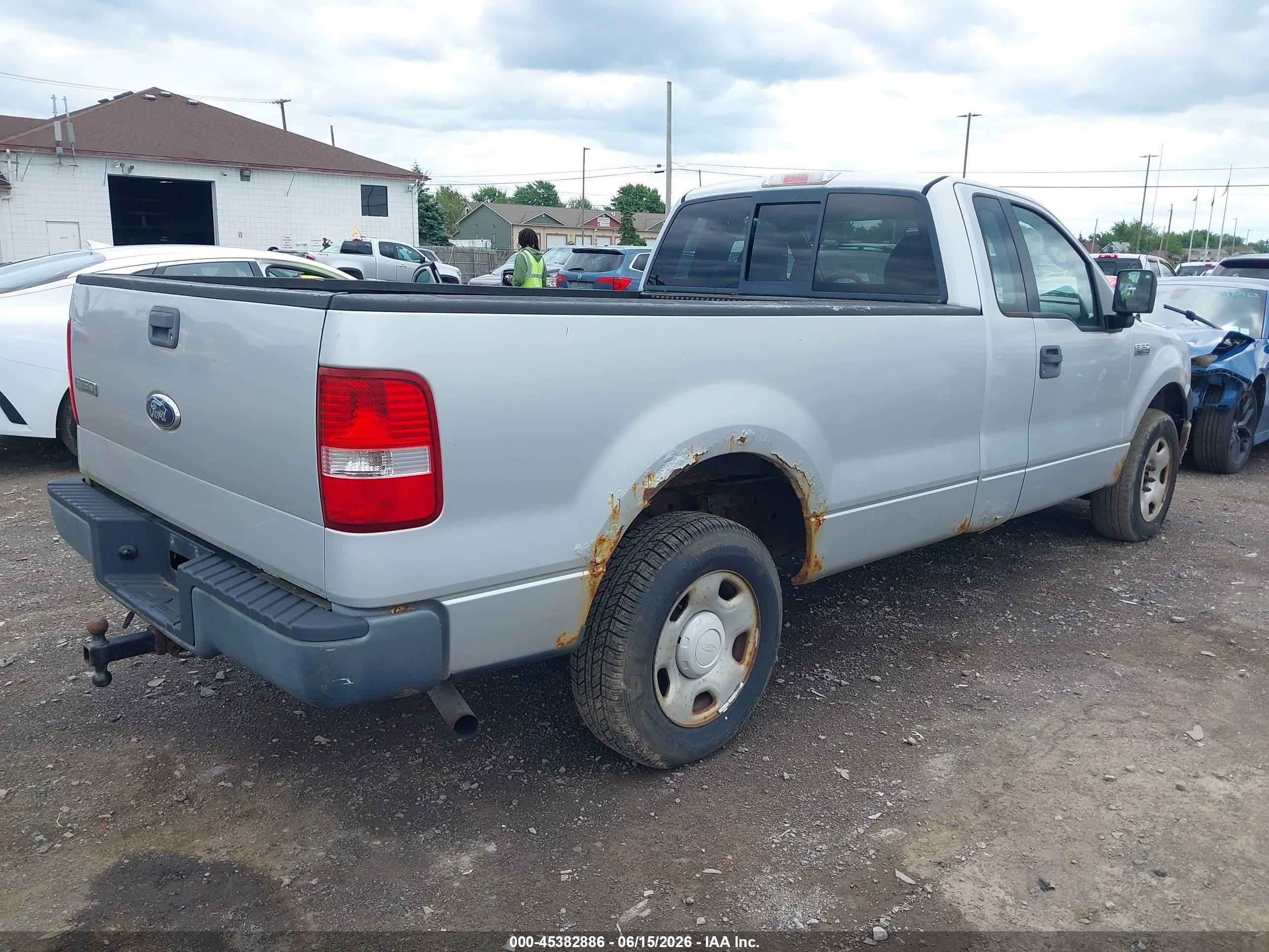 2006 Ford F-150 Stx/xl/xlt Silver vin: 1FTRF12266NA34966