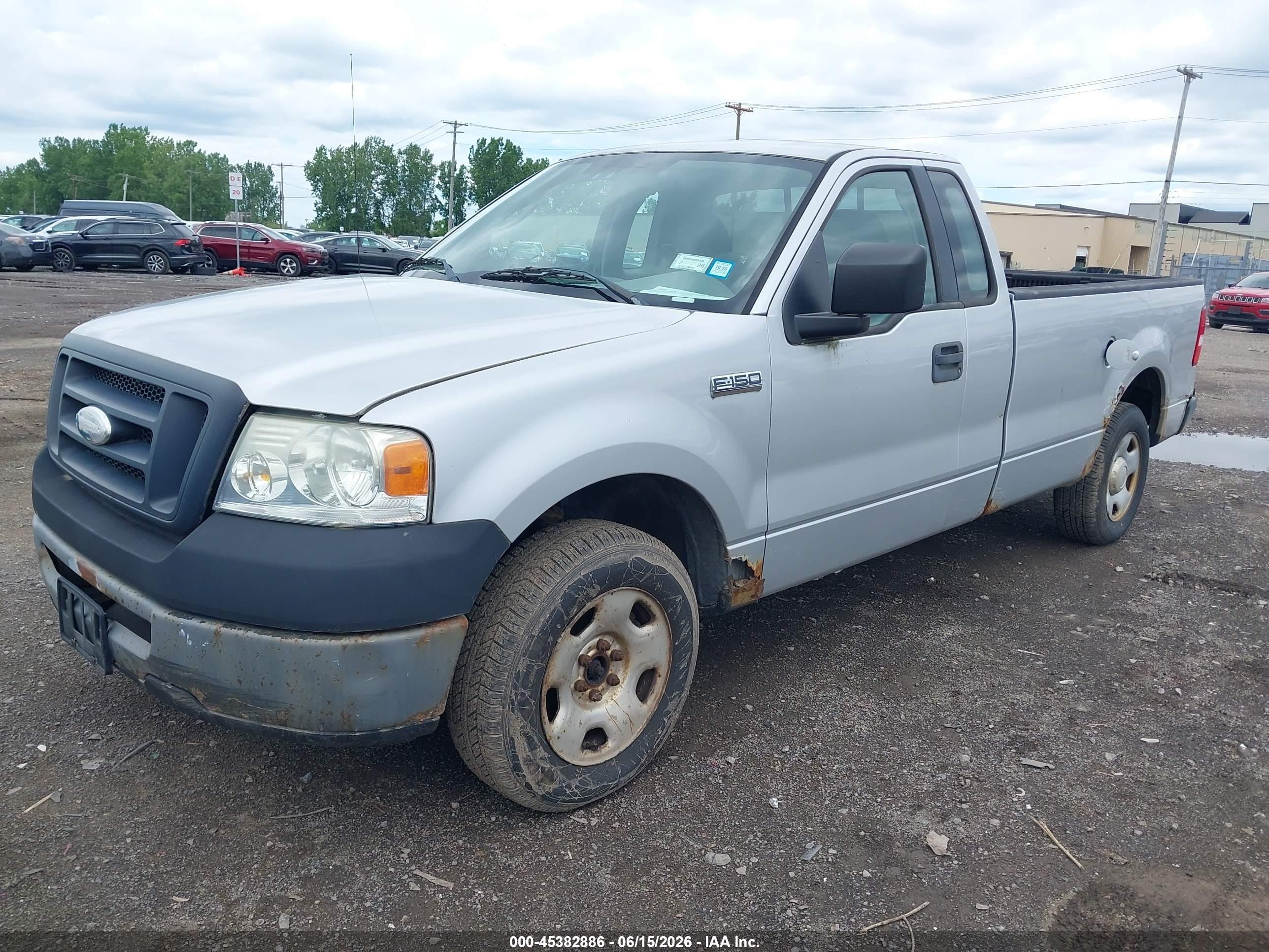 2006 Ford F-150 Stx/xl/xlt Silver vin: 1FTRF12266NA34966