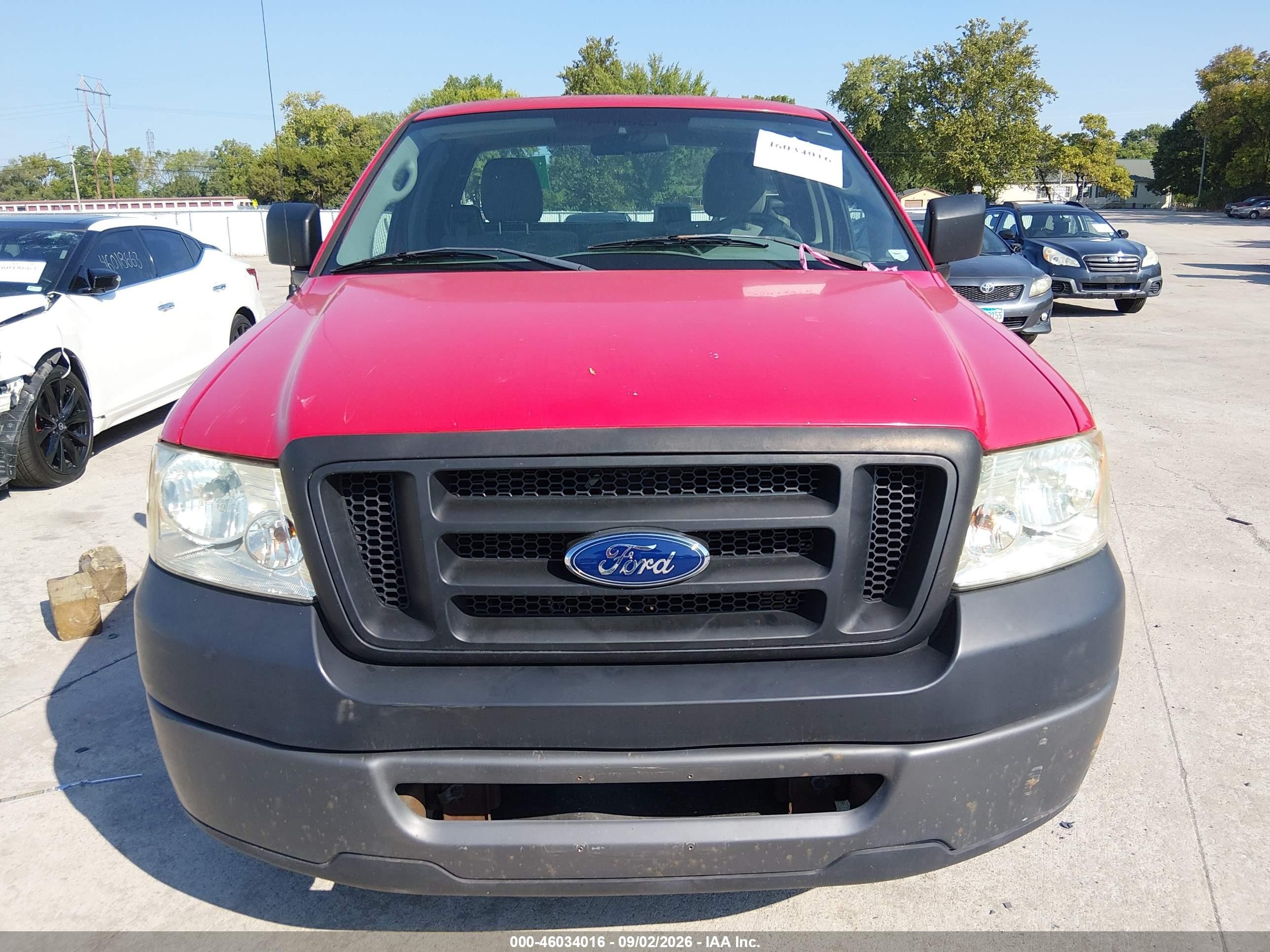2006 Ford F-150 Stx/xl/xlt Red vin: 1FTRF12266NB49924
