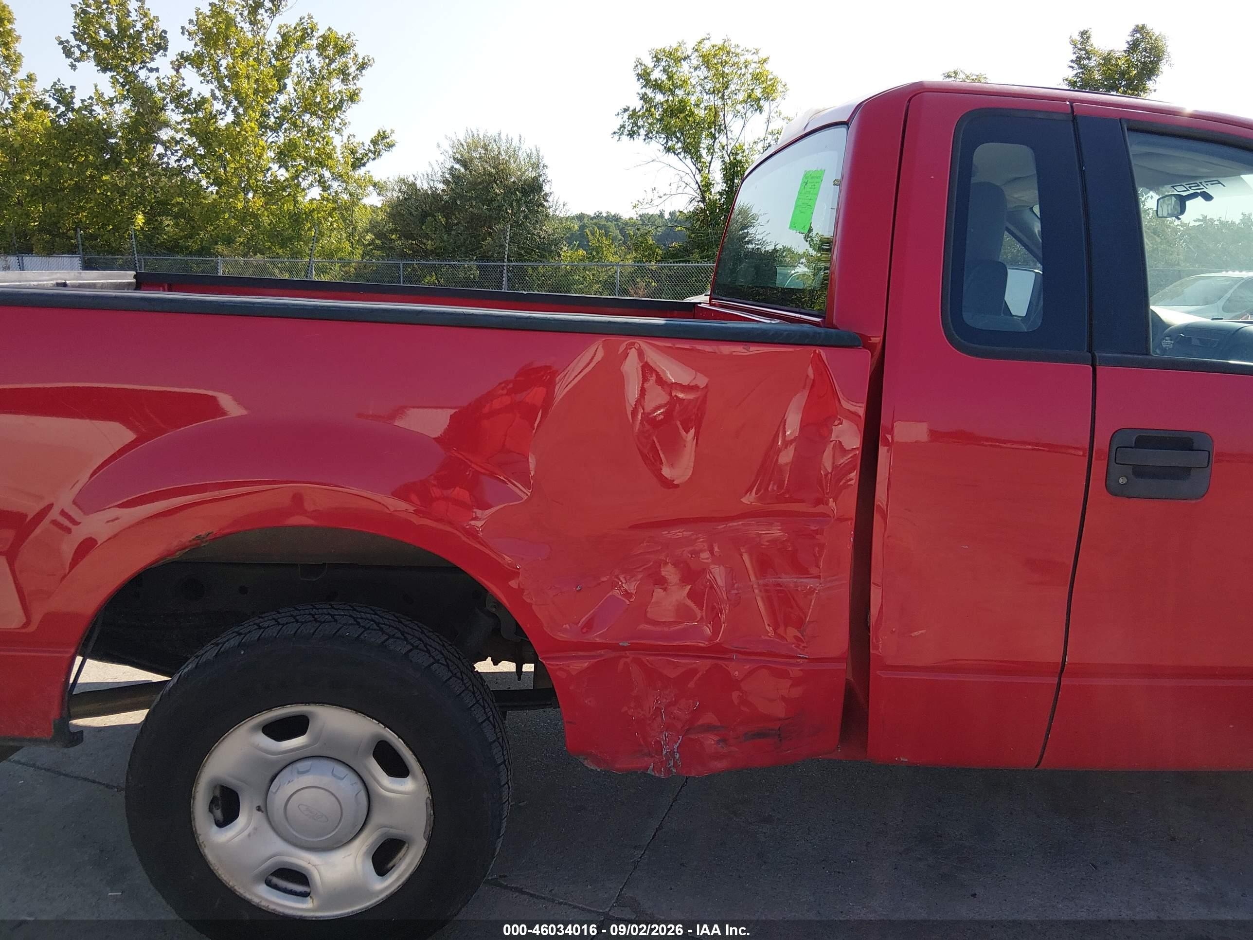 2006 Ford F-150 Stx/xl/xlt Red vin: 1FTRF12266NB49924