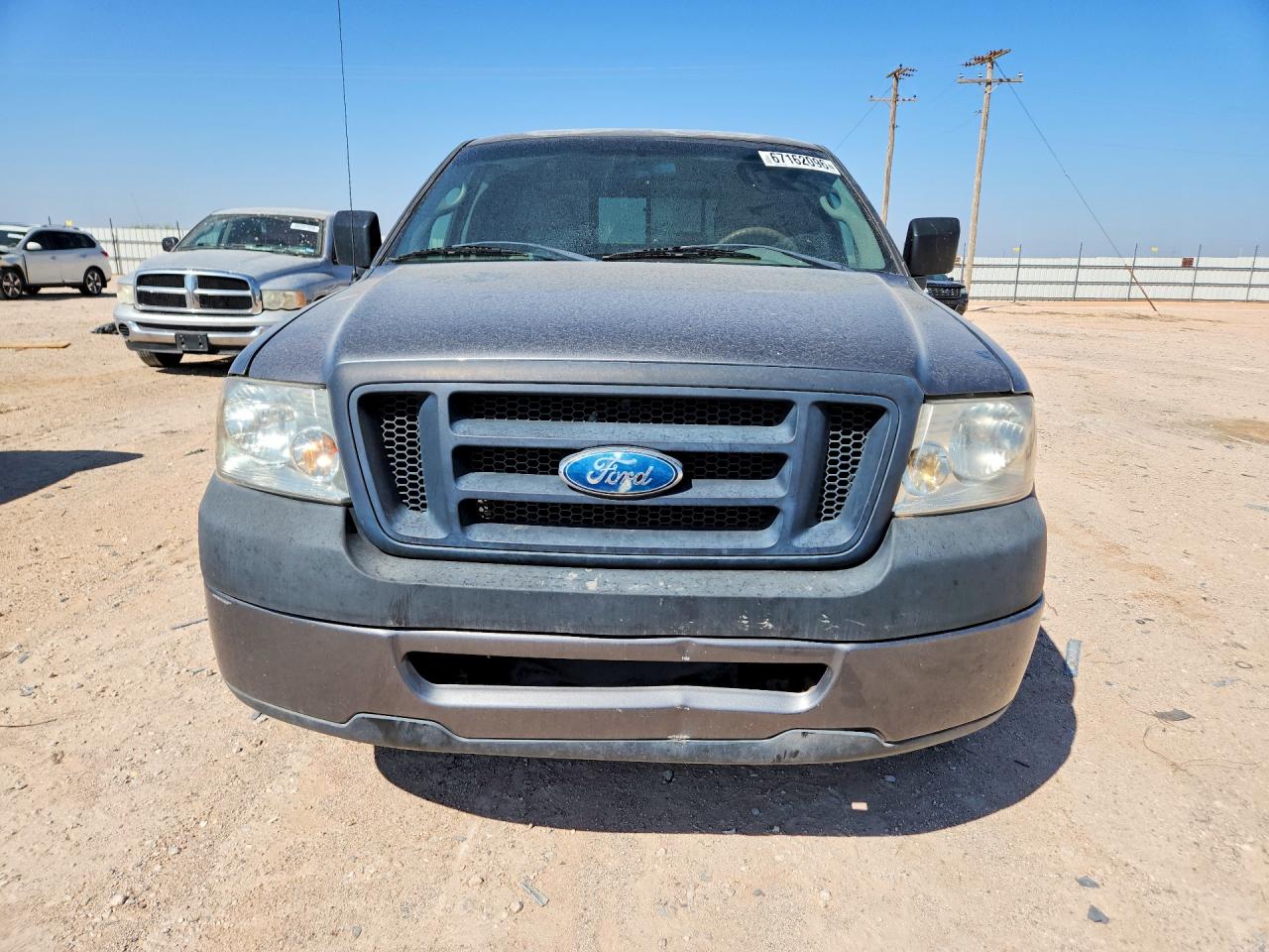 2007 Ford F150 Gray vin: 1FTRF12267KD08010