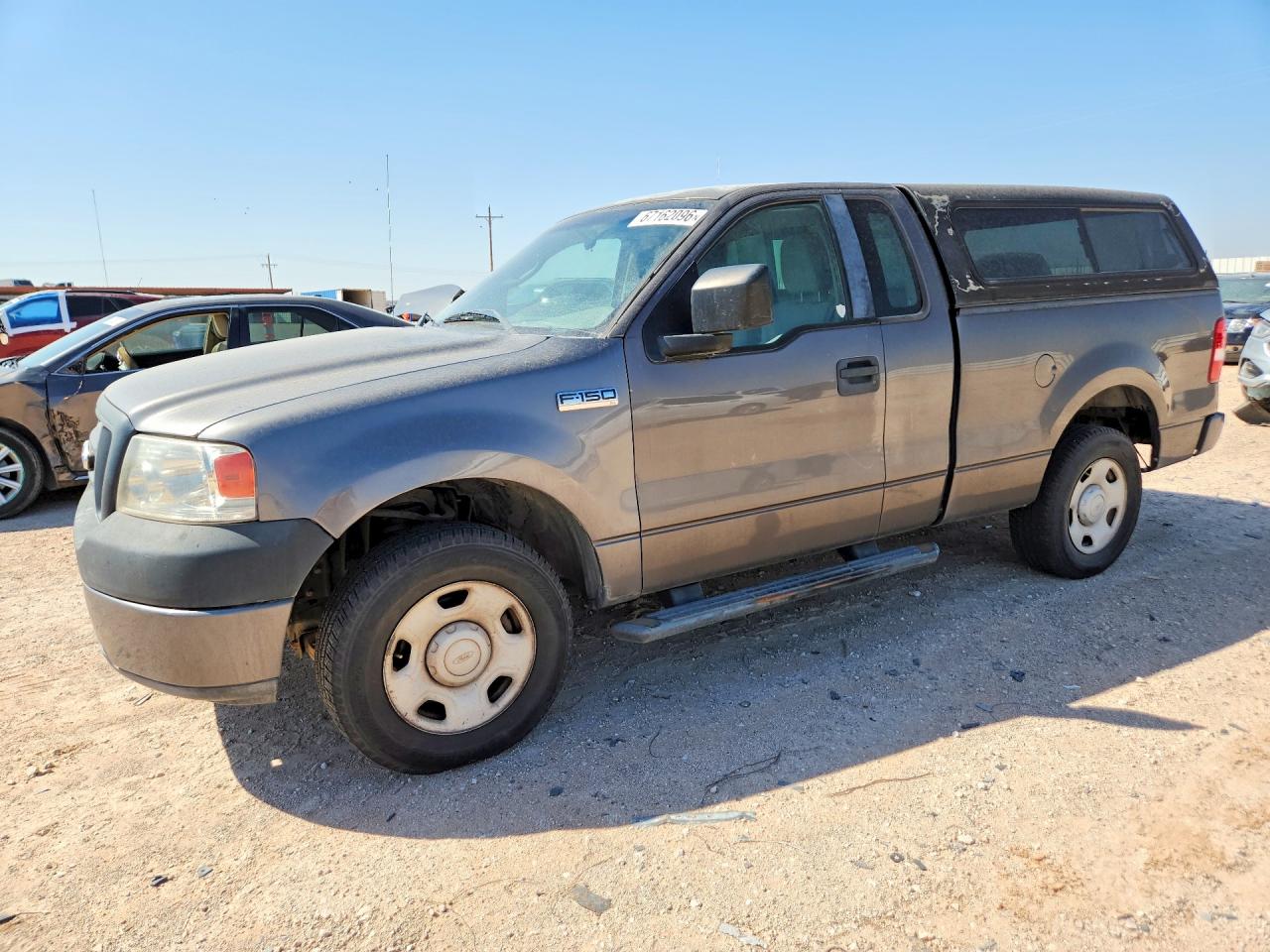 2007 Ford F150 Gray vin: 1FTRF12267KD08010