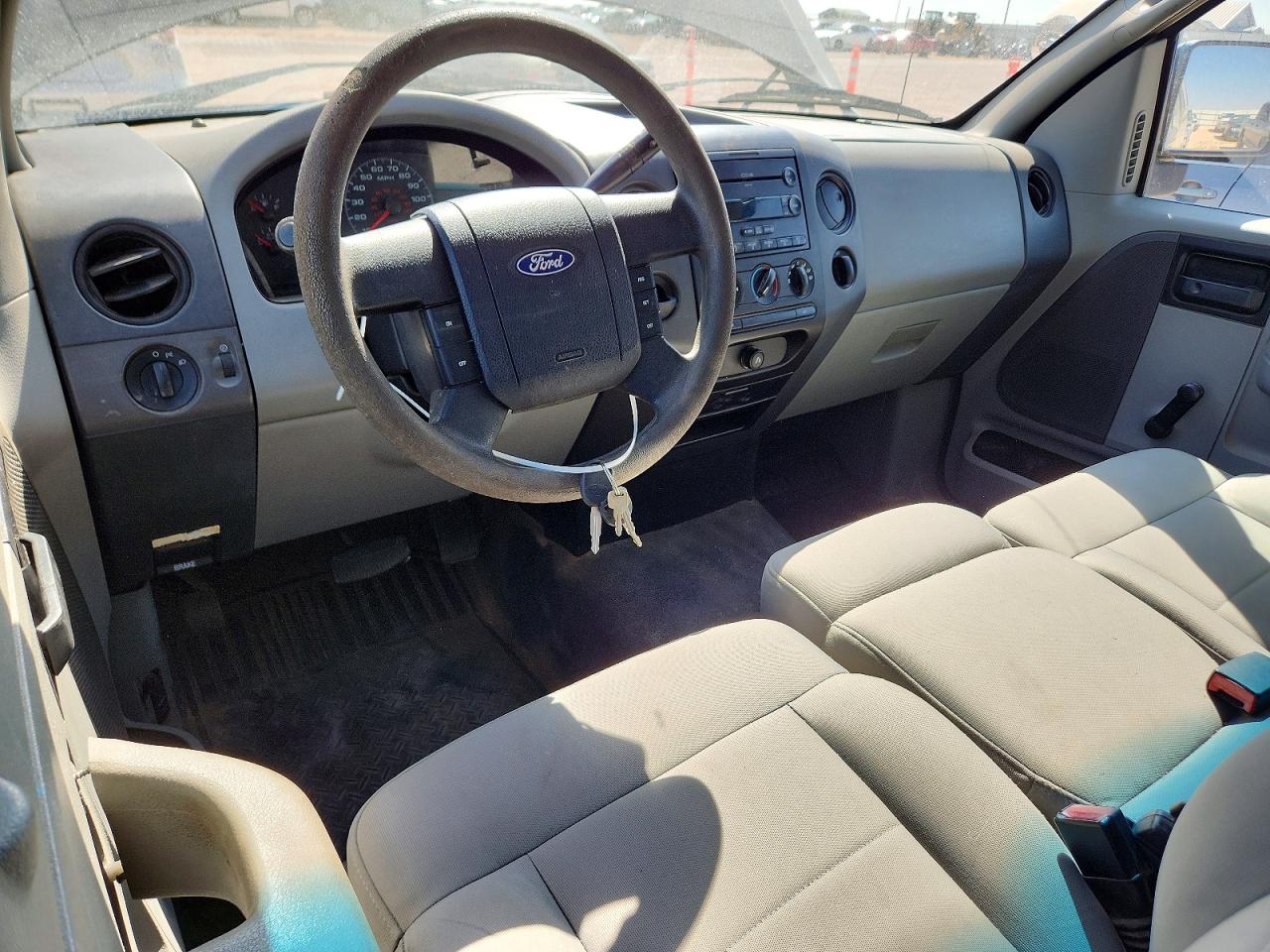 2007 Ford F150 Gray vin: 1FTRF12267KD08010