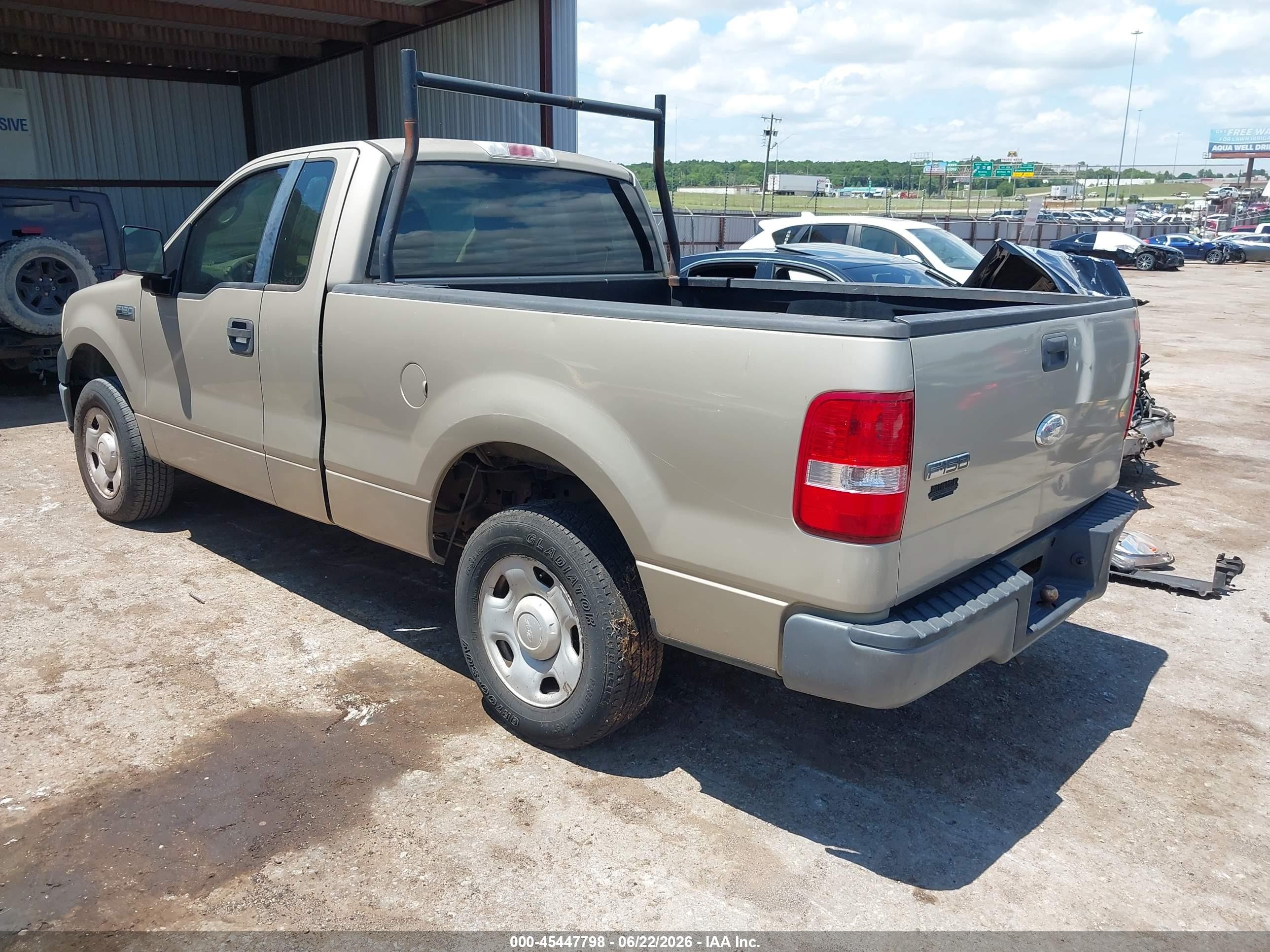 2007 Ford F-150 Stx/xl/xlt Gold vin: 1FTRF12267NA42793