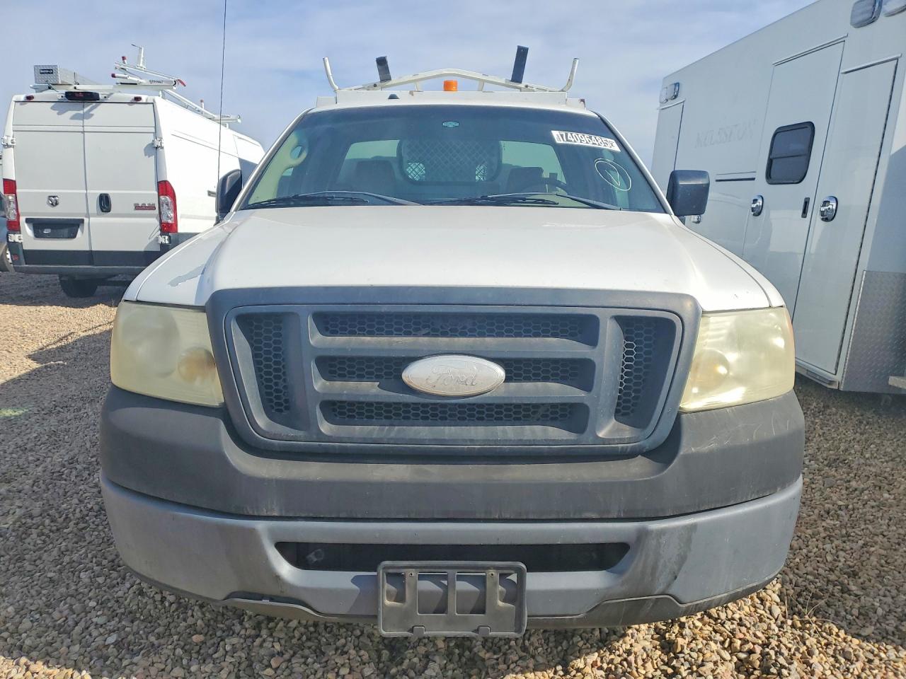 2008 Ford F150 W/knapheide Knap Kap Two Tone vin: 1FTRF12268KB87786