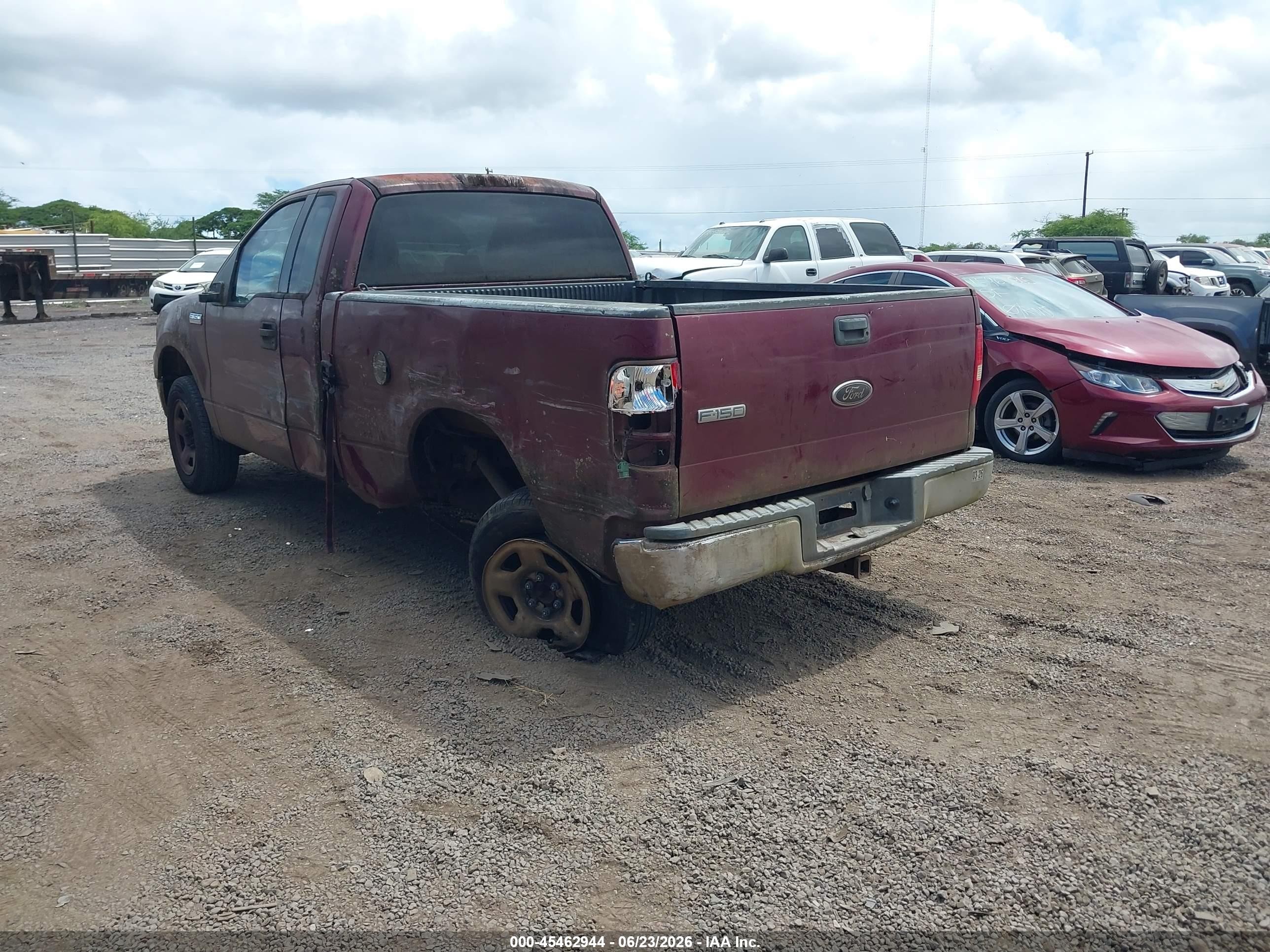 2005 Ford F-150 Stx/xl/xlt Красный vin: 1FTRF12275KC35811