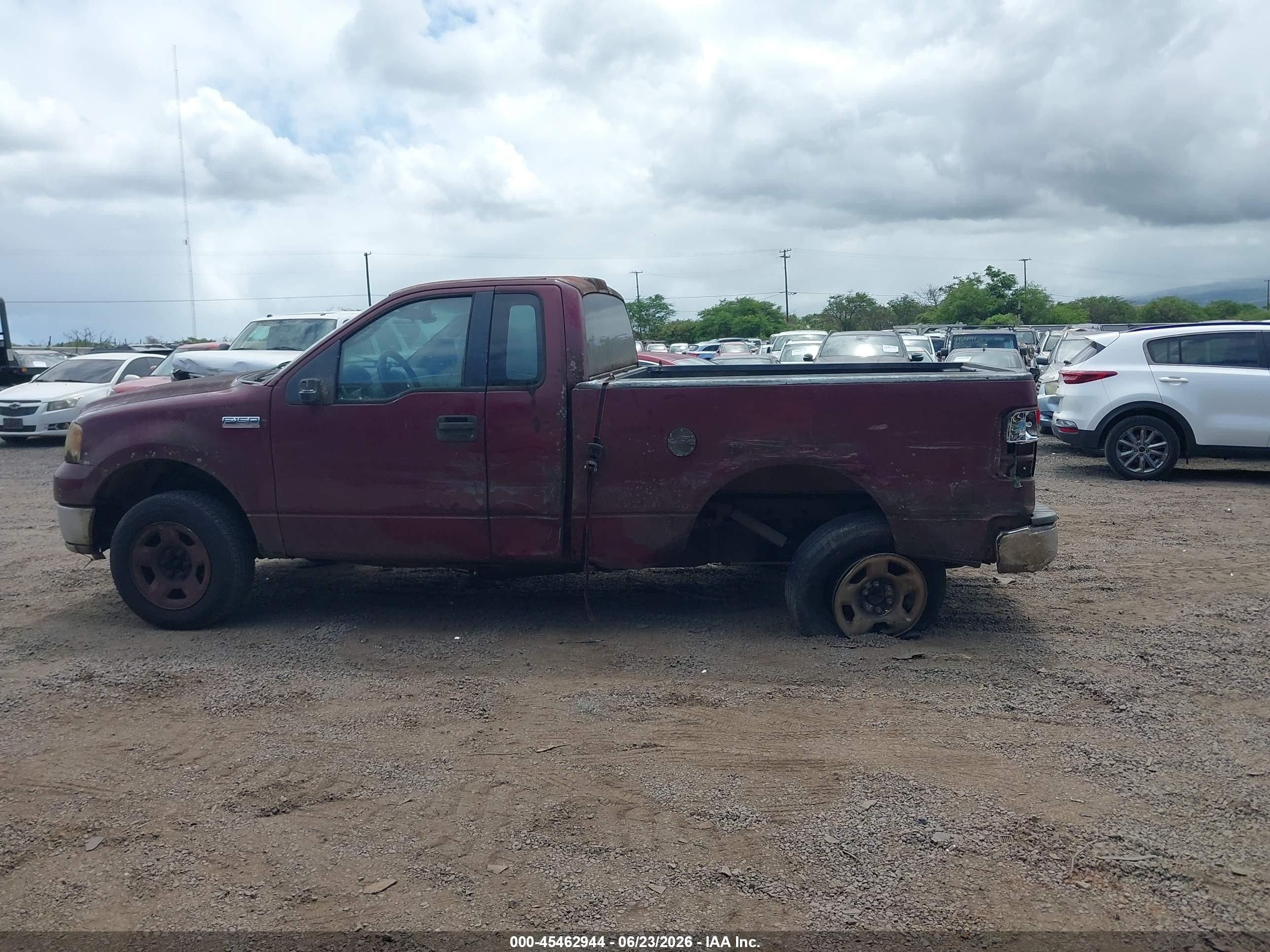 2005 Ford F-150 Stx/xl/xlt Красный vin: 1FTRF12275KC35811