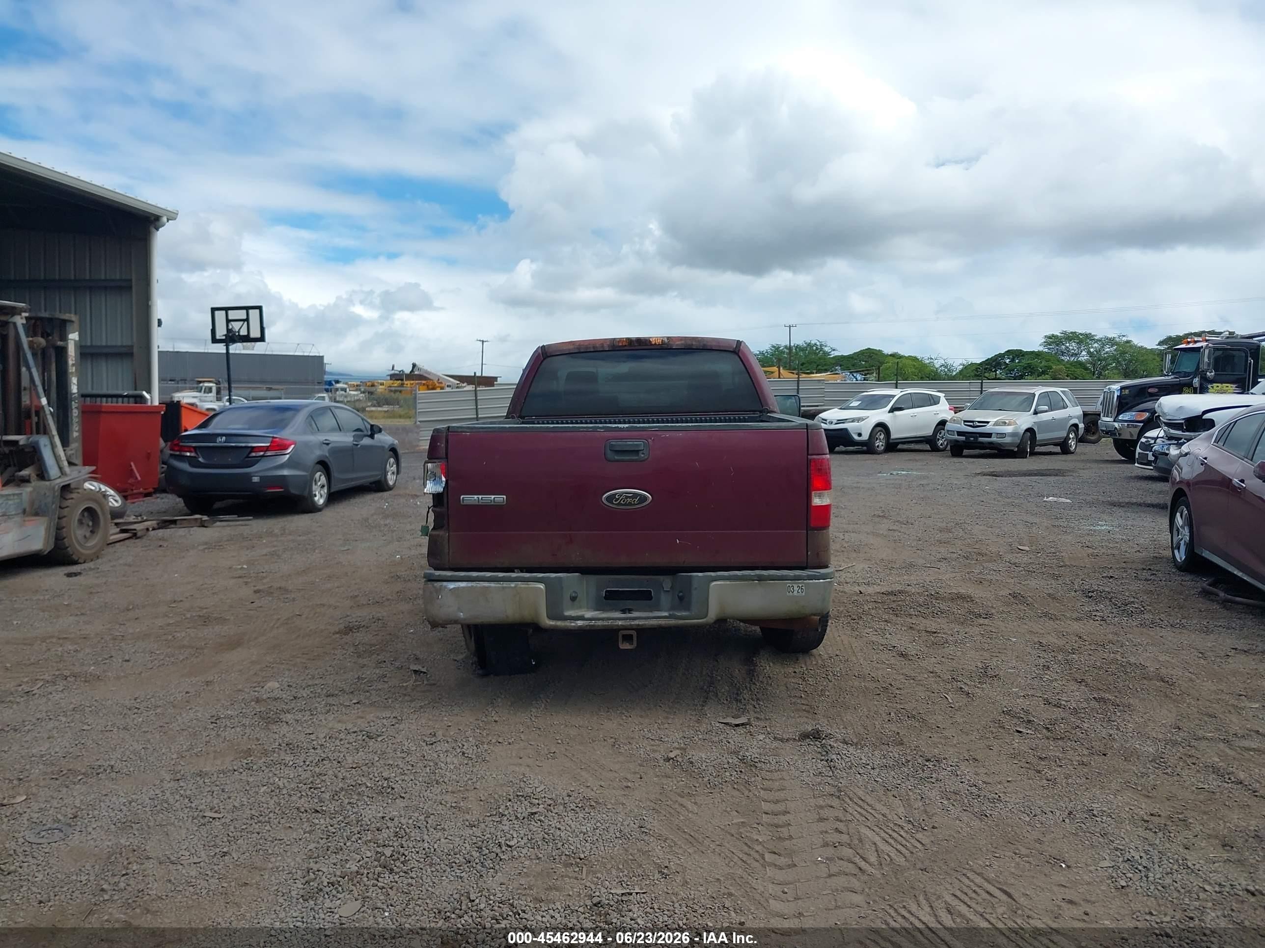 2005 Ford F-150 Stx/xl/xlt Красный vin: 1FTRF12275KC35811