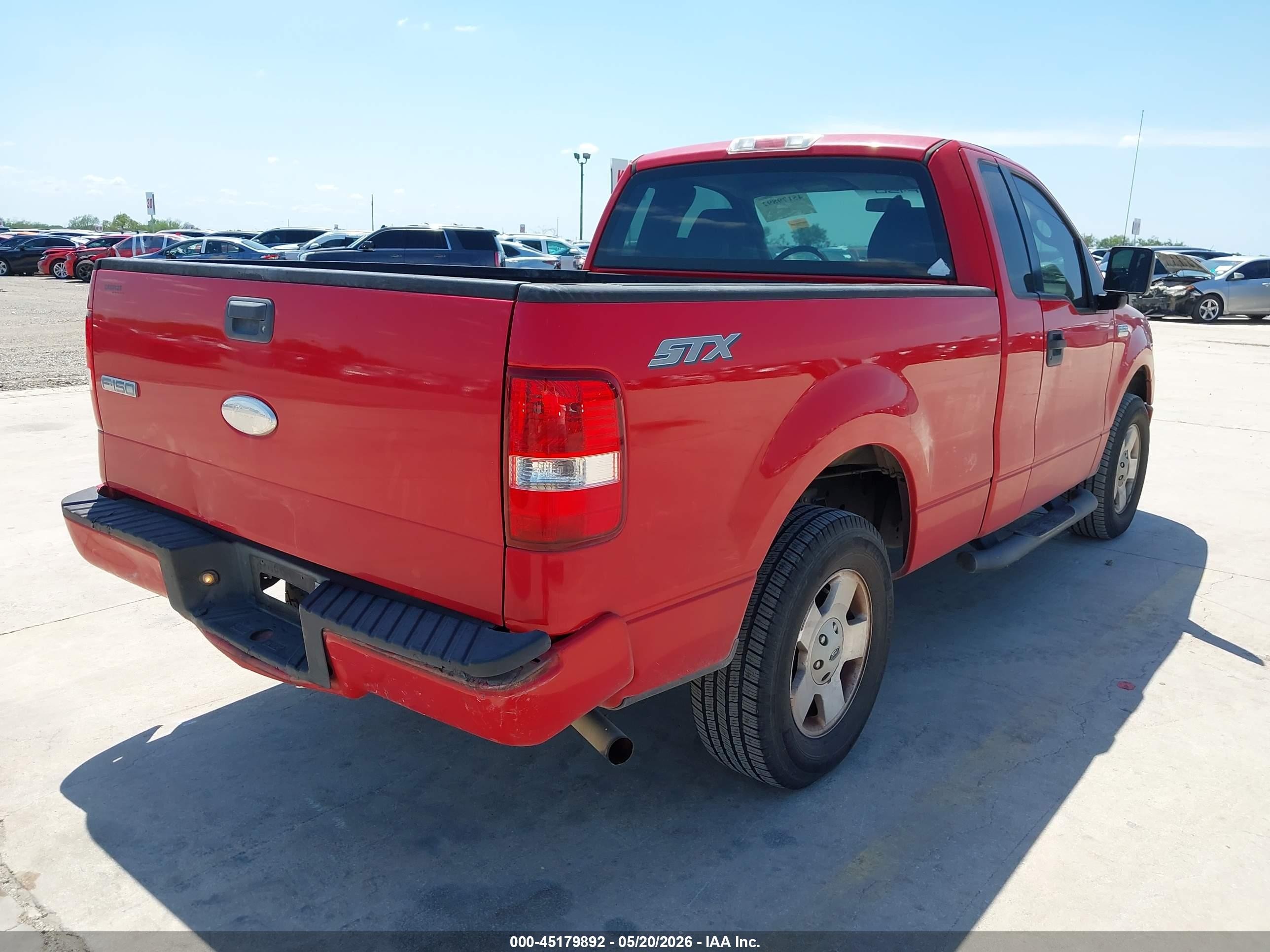 2006 Ford F-150 Stx/xl/xlt Red vin: 1FTRF12276KB28128