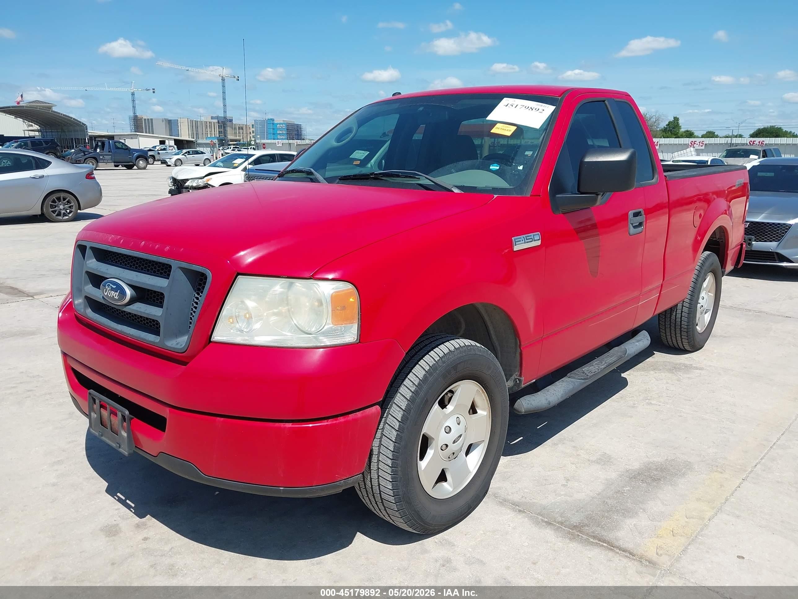 2006 Ford F-150 Stx/xl/xlt Red vin: 1FTRF12276KB28128