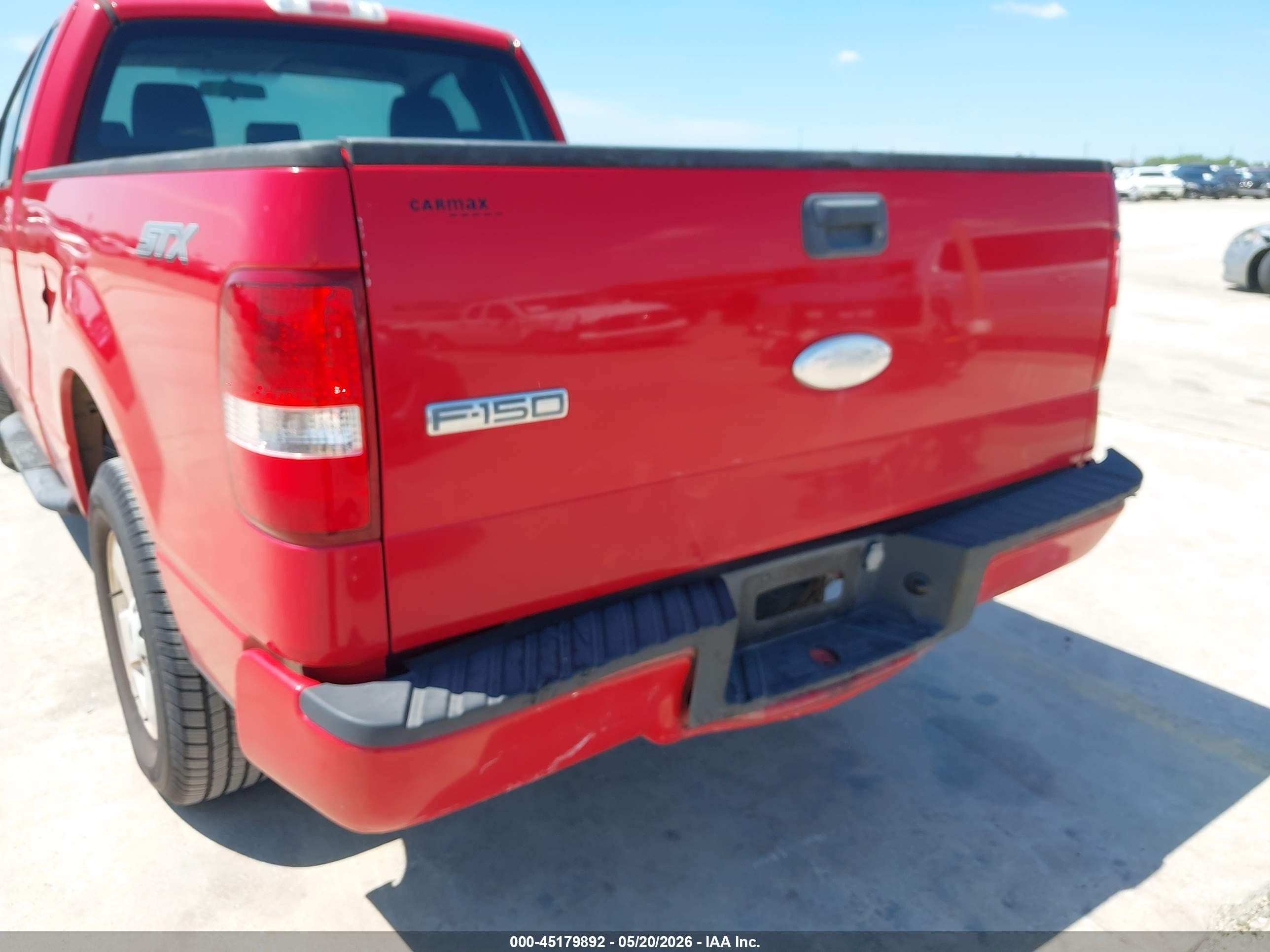 2006 Ford F-150 Stx/xl/xlt Red vin: 1FTRF12276KB28128
