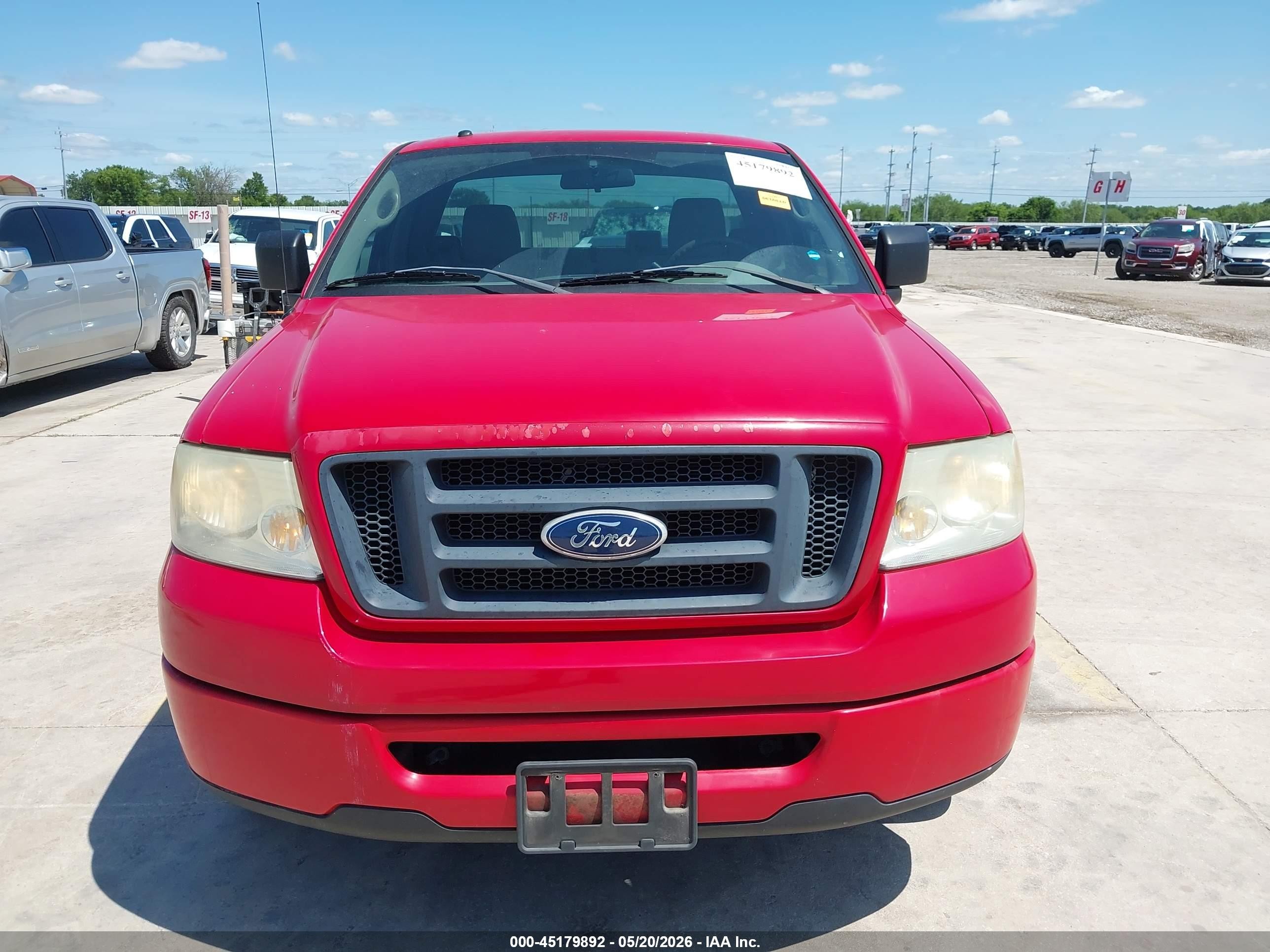 2006 Ford F-150 Stx/xl/xlt Red vin: 1FTRF12276KB28128