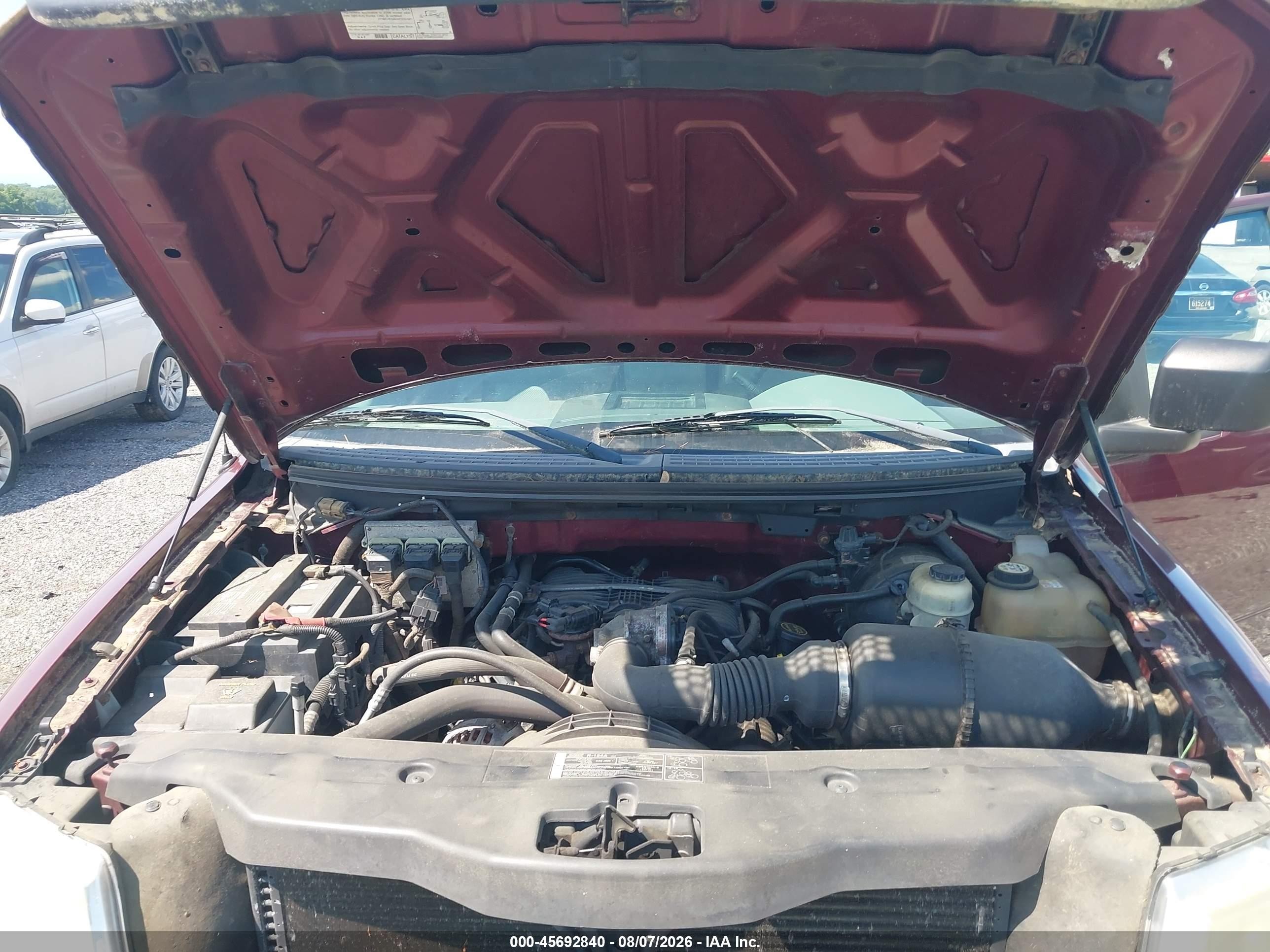 2006 Ford F-150 Stx/xl/xlt Red vin: 1FTRF12276NB07391
