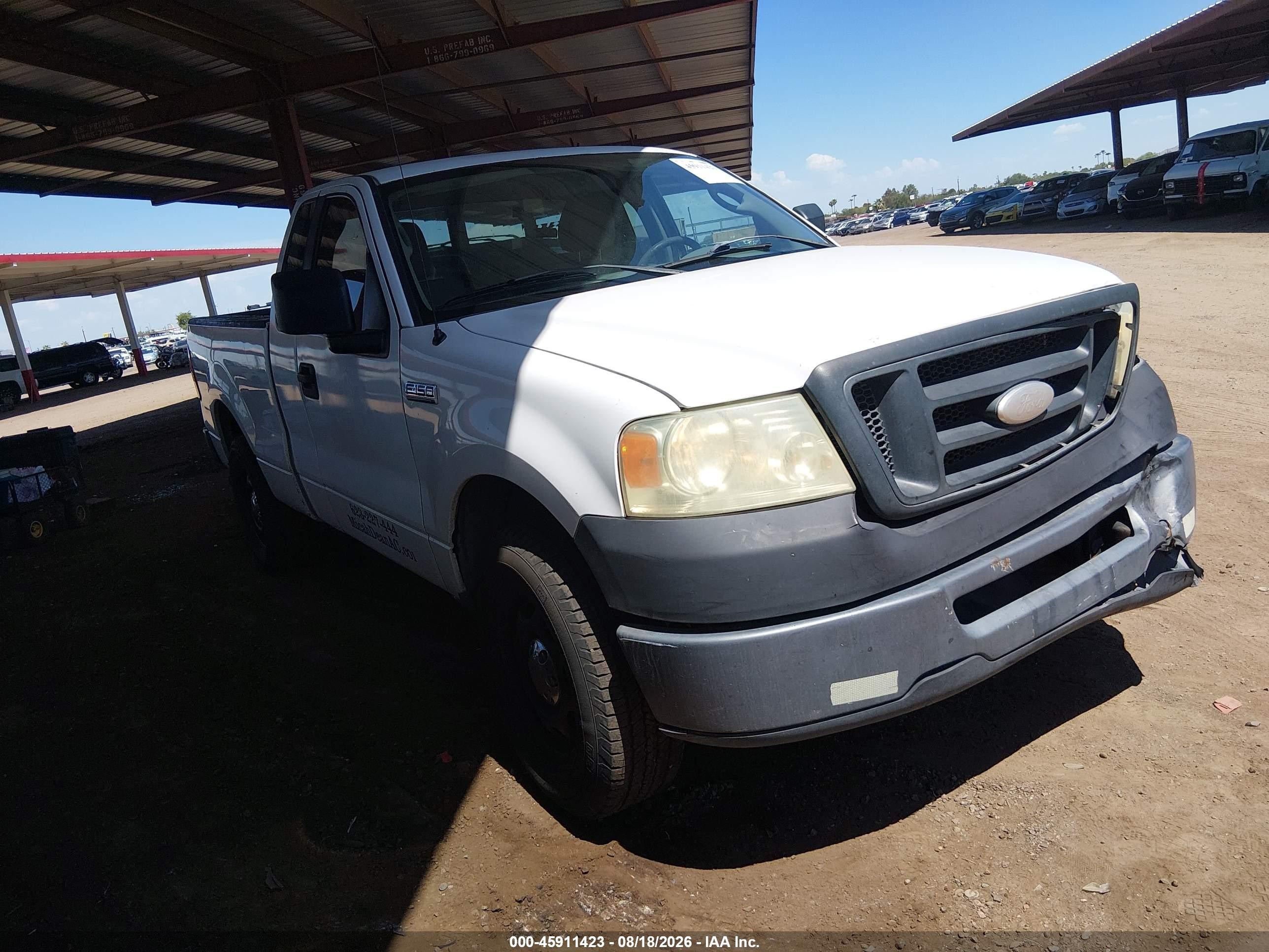 2006 Ford F-150 Stx/xl/xlt White vin: 1FTRF12276NB68403