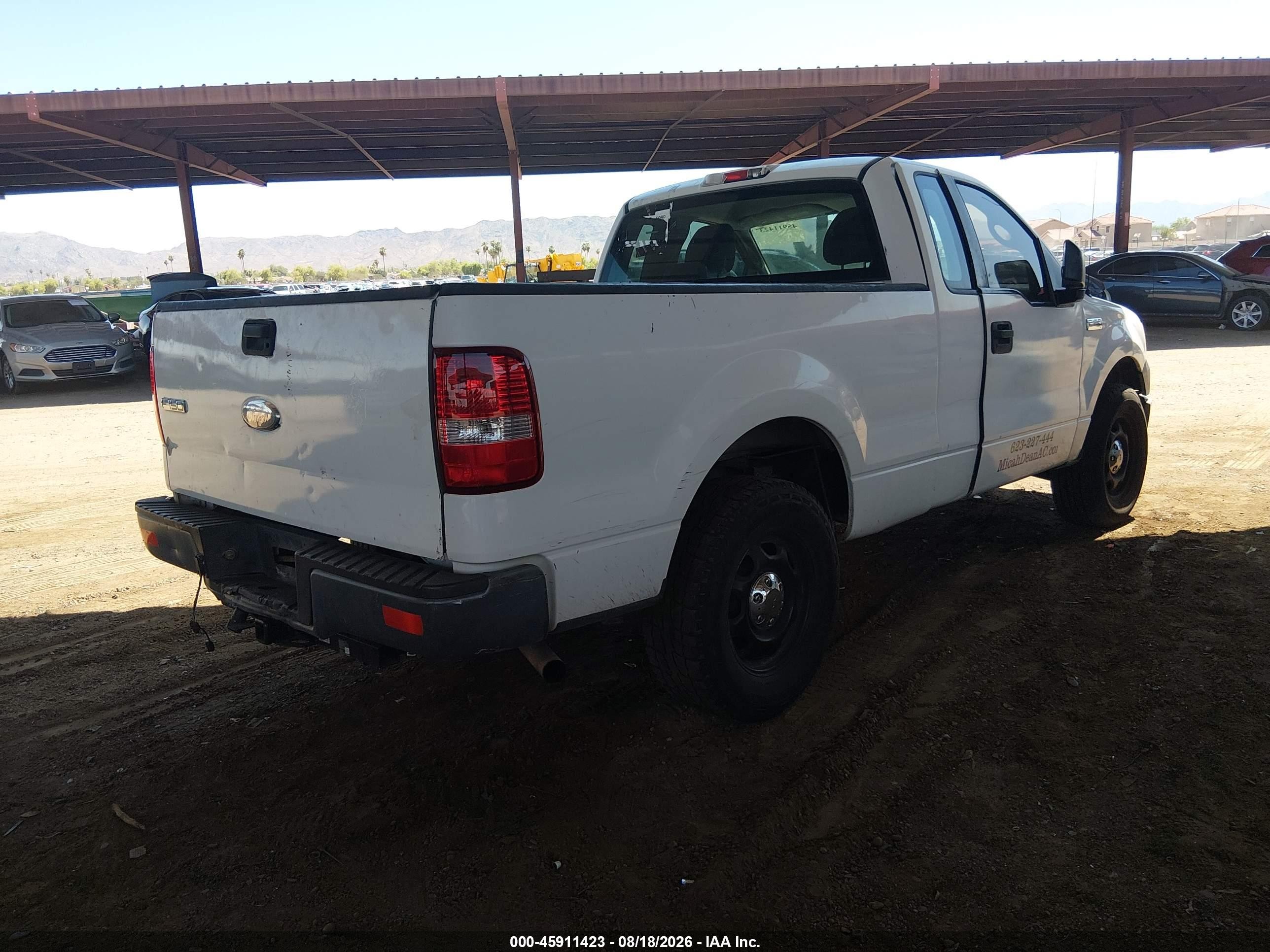 2006 Ford F-150 Stx/xl/xlt White vin: 1FTRF12276NB68403