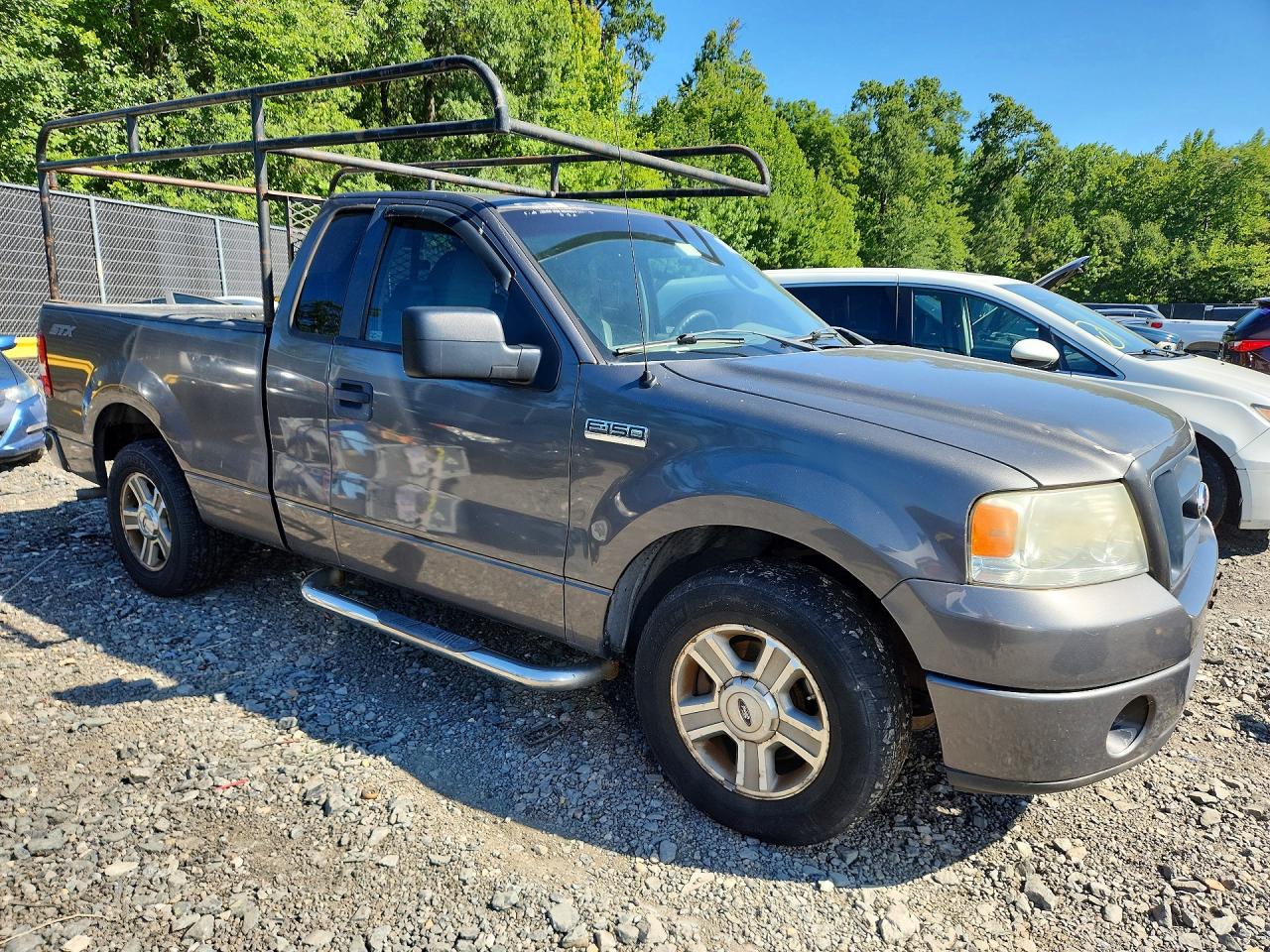 2007 Ford F150 Gray vin: 1FTRF12277KD46460
