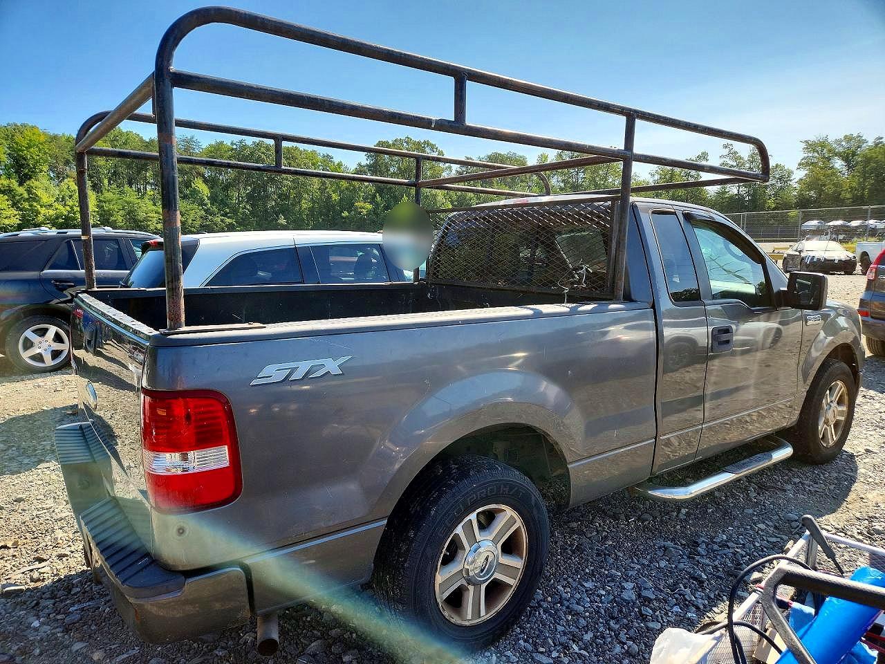 2007 Ford F150 Gray vin: 1FTRF12277KD46460