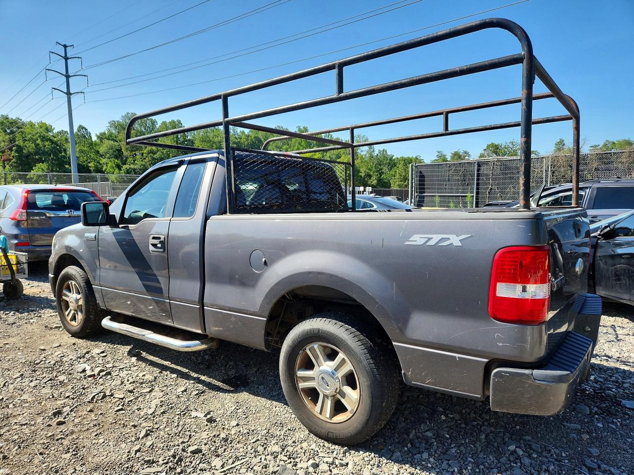 2007 Ford F150 Gray vin: 1FTRF12277KD46460