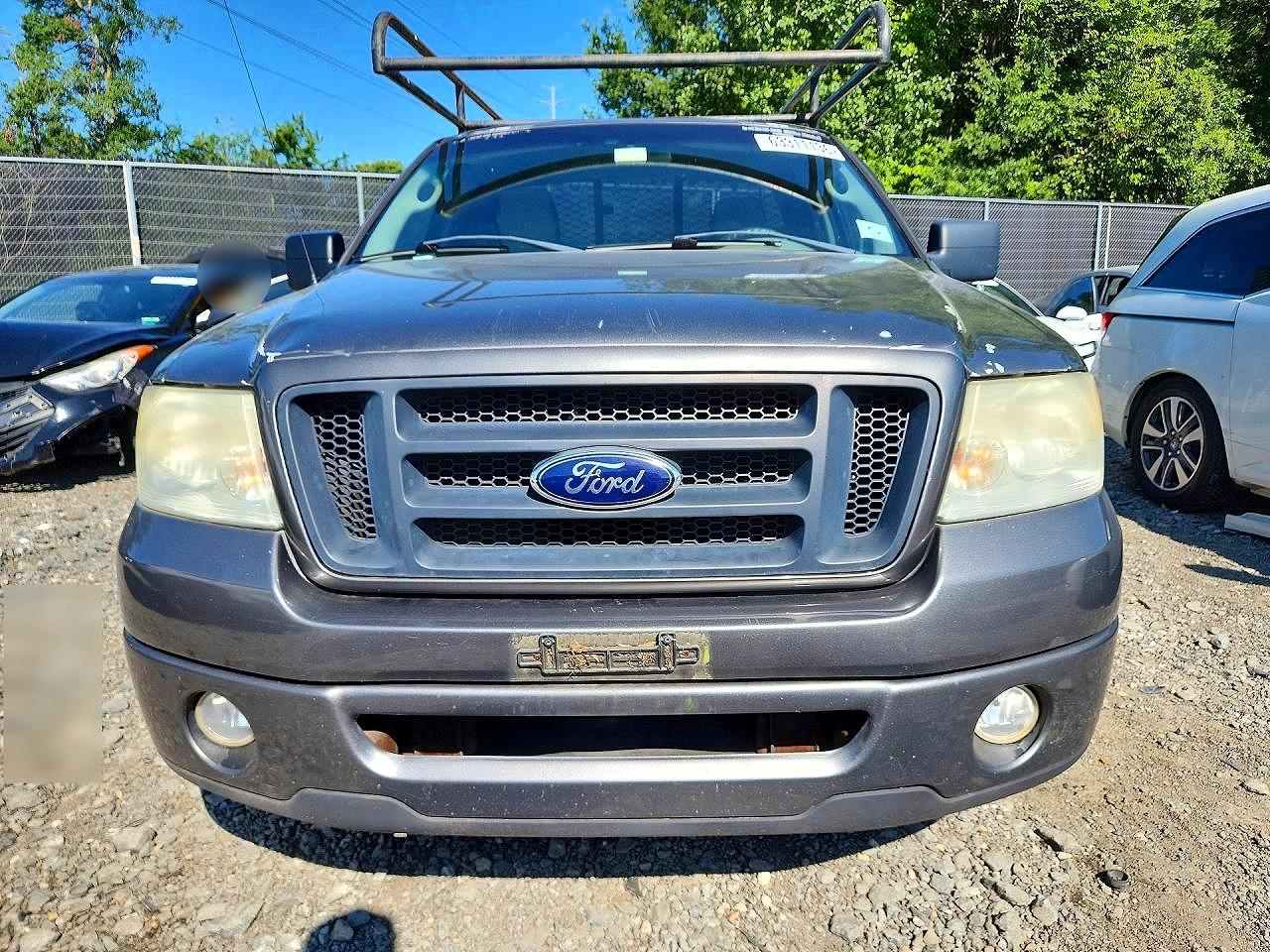 2007 Ford F150 Gray vin: 1FTRF12277KD46460