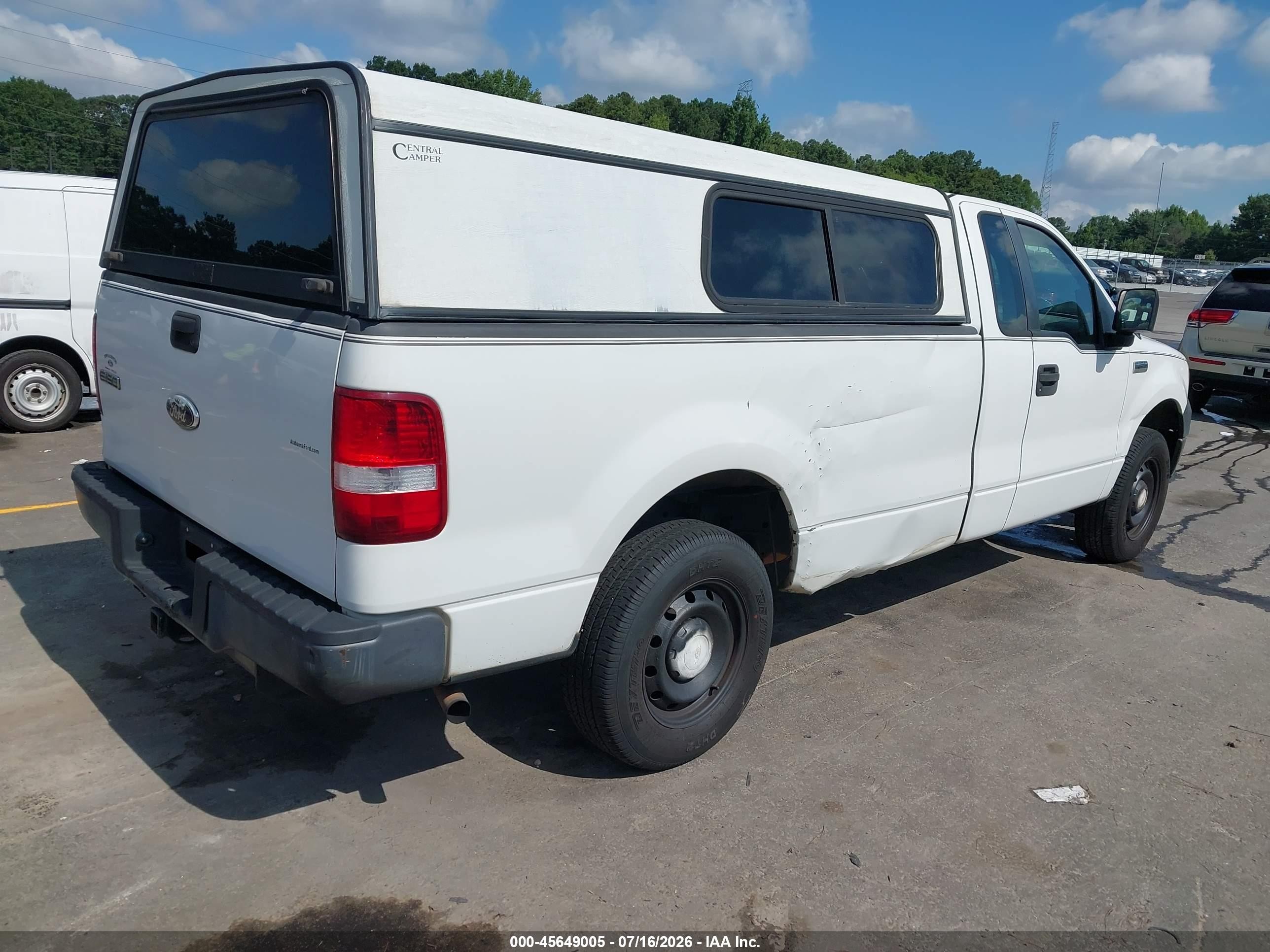 2007 Ford F-150 Stx/xl/xlt White vin: 1FTRF12277KD49794