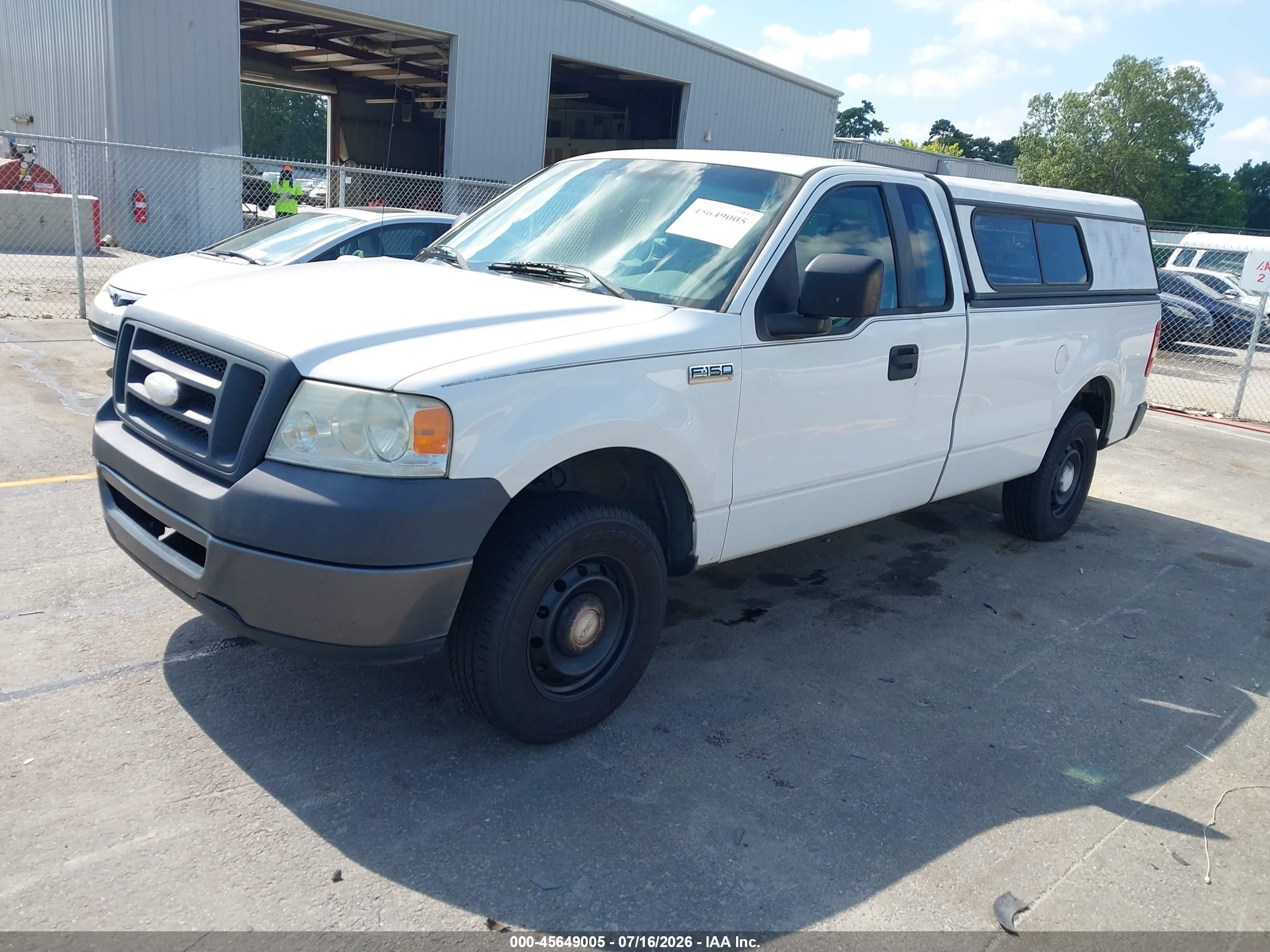 2007 Ford F-150 Stx/xl/xlt White vin: 1FTRF12277KD49794