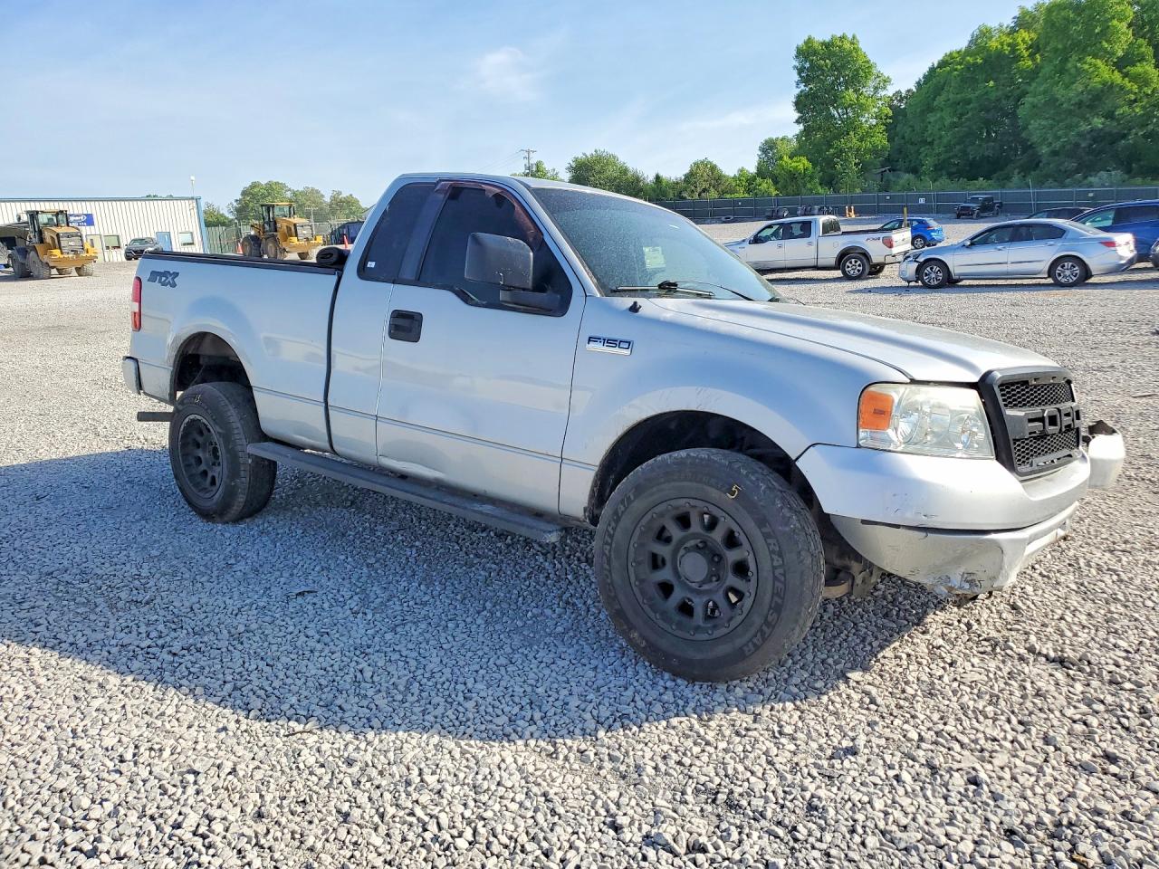 2007 Ford F150 Silver vin: 1FTRF12277NA36338
