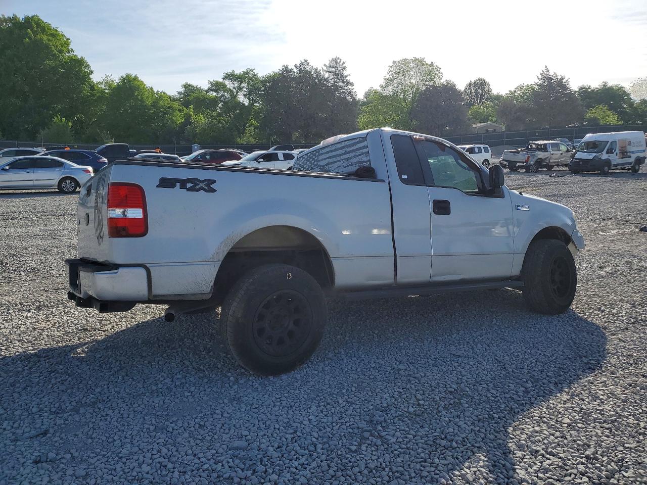 2007 Ford F150 Silver vin: 1FTRF12277NA36338
