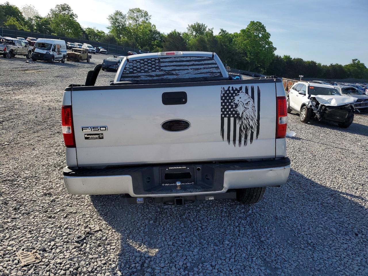 2007 Ford F150 Silver vin: 1FTRF12277NA36338