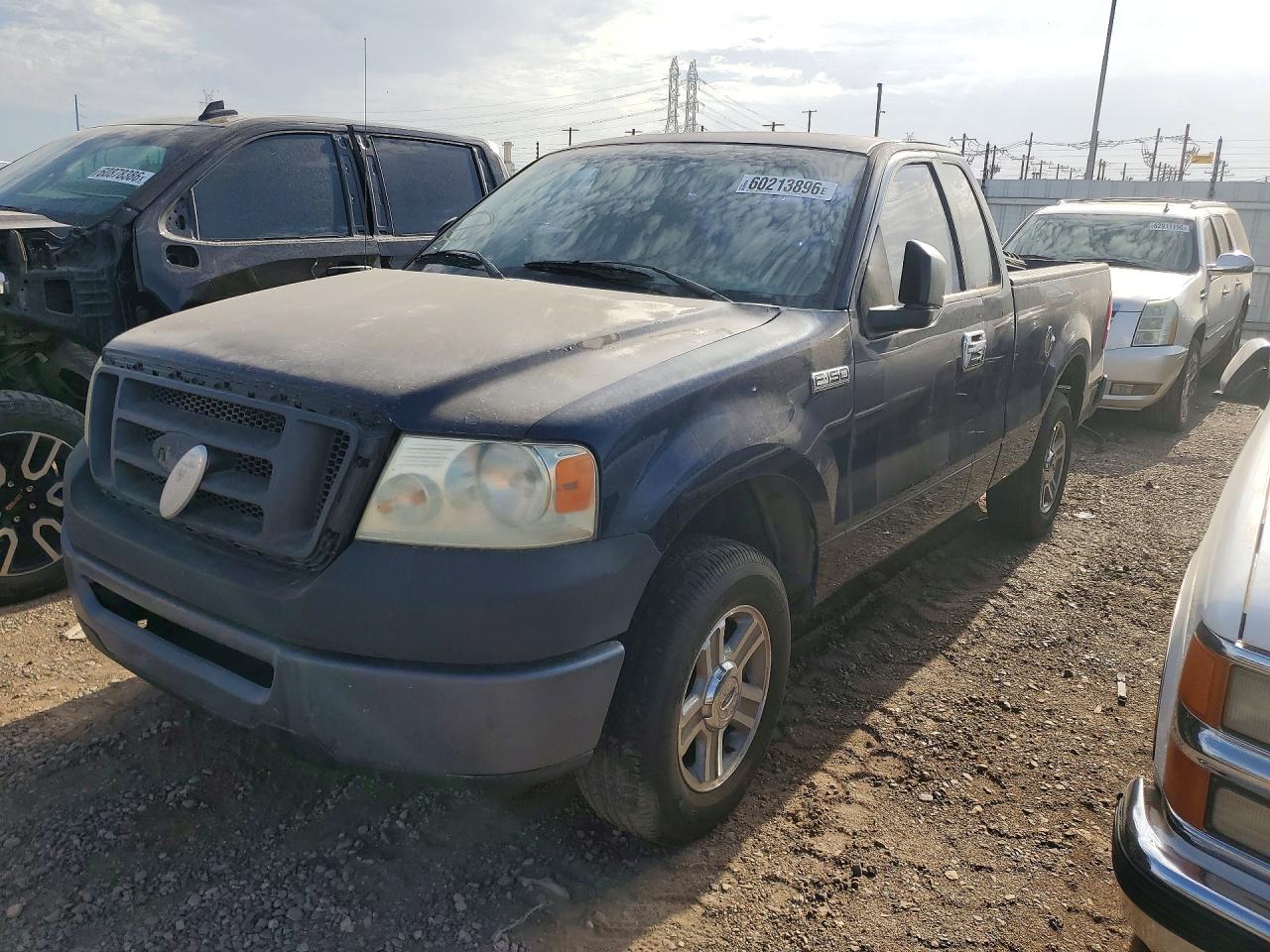 2007 Ford F150 Blue vin: 1FTRF12277NA88293
