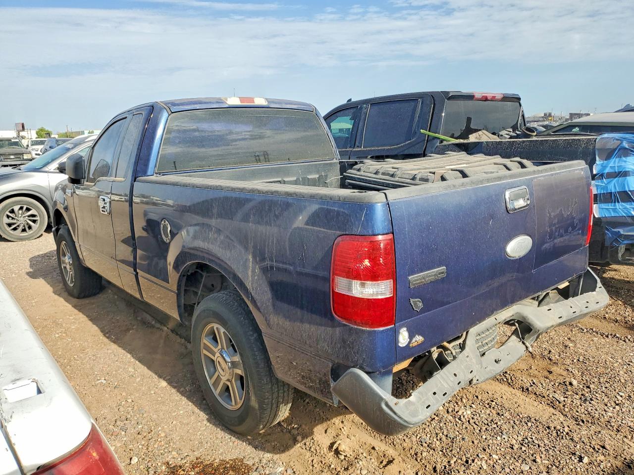 2007 Ford F150 Blue vin: 1FTRF12277NA88293